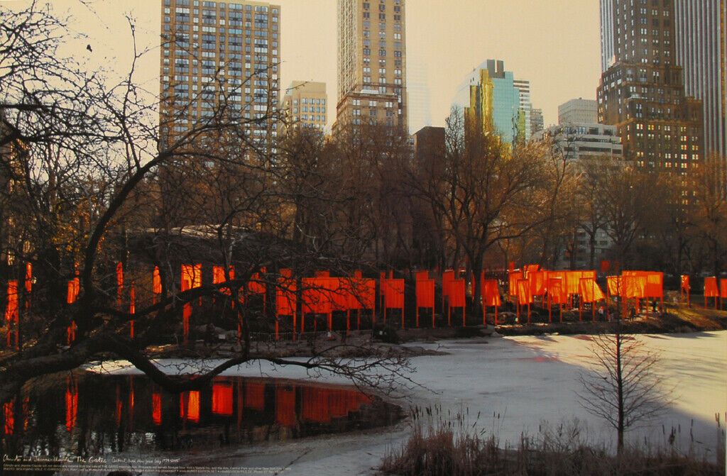 CHRISTO 克里斯托(1935-2020)(后)

 大门--纽约中央公园，2005年

 

 彩色打印在坚固的纸张上

 根据Wolfgang Volz&hellip;