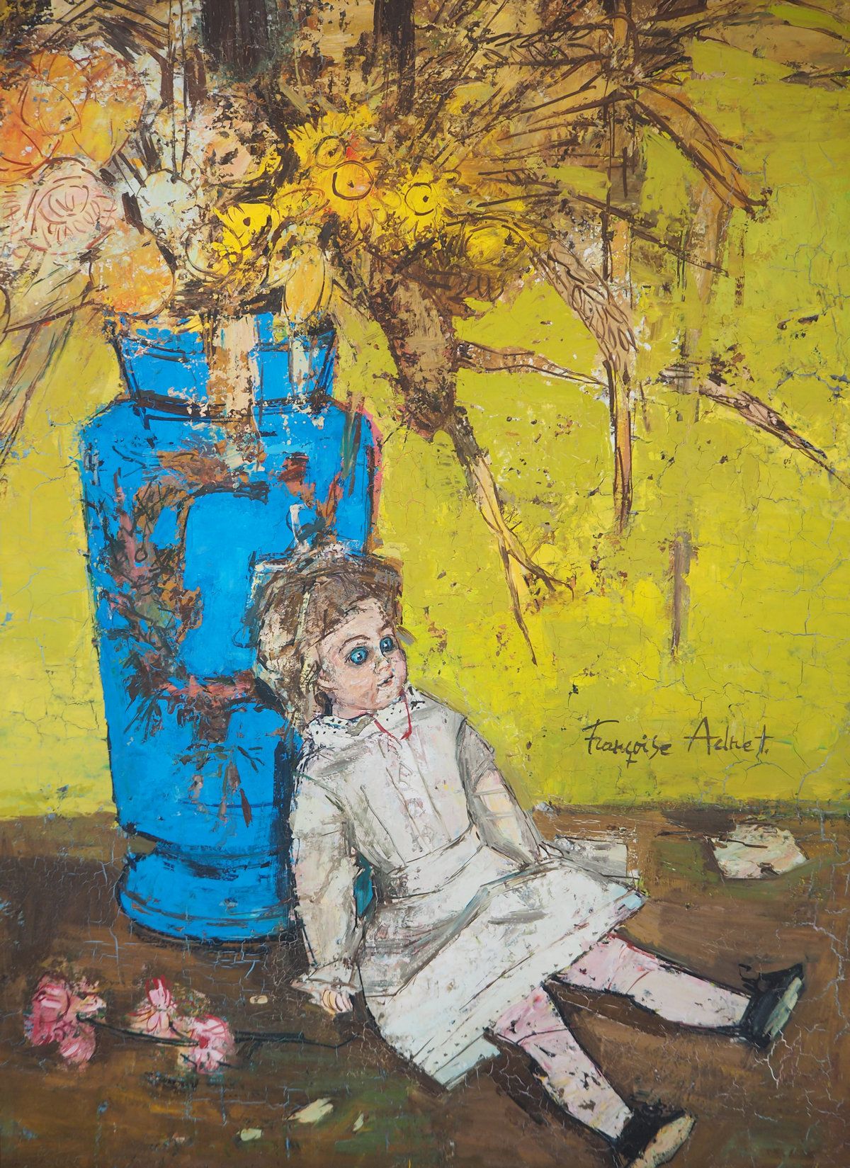 Françoise ADNET Fraçoise ADNET (1924-2014)

蓝色花瓶

布面油画

签名中右

73 x 54 cm

呈现在镀金木&hellip;