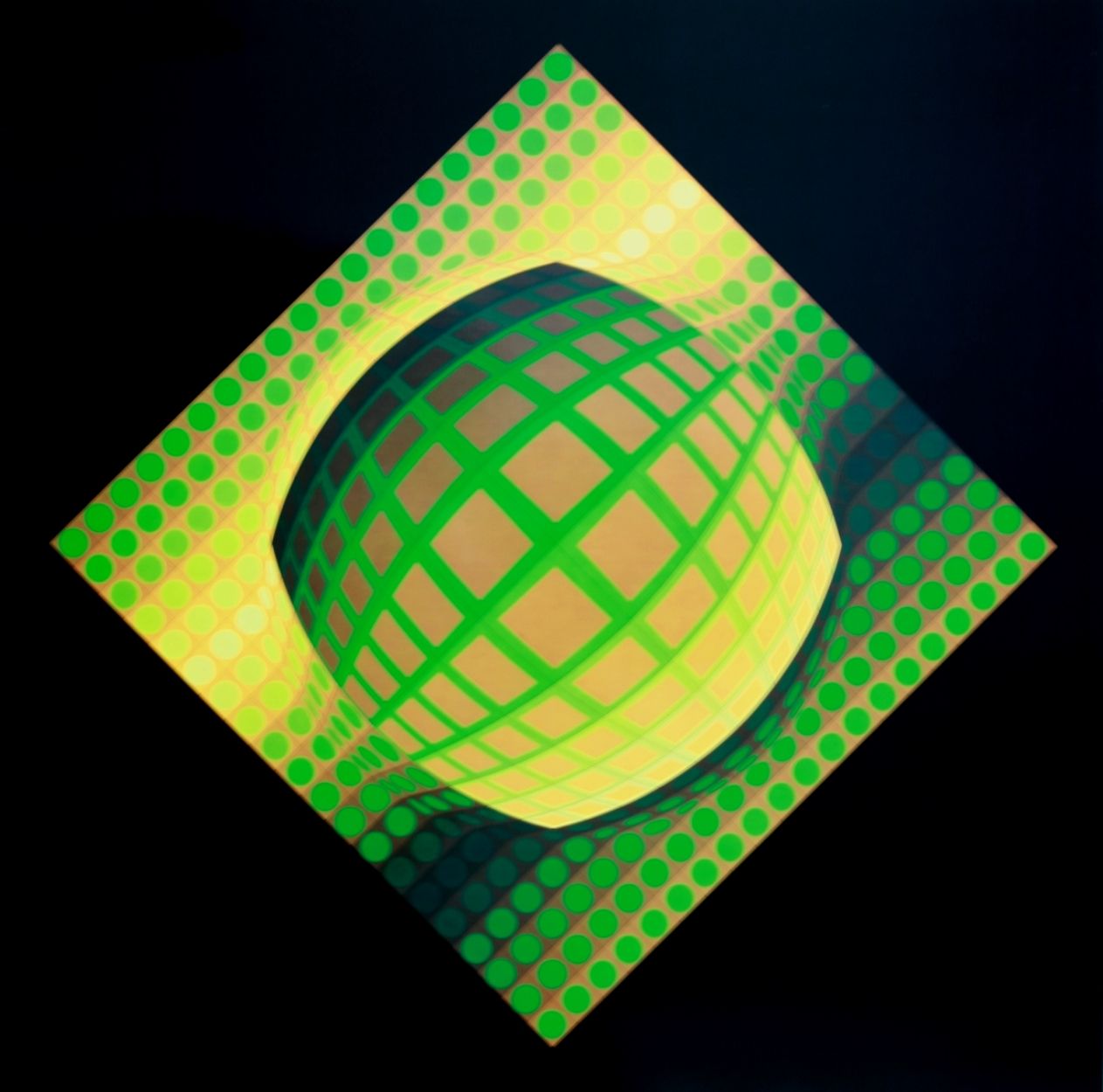 Victor Vasarely Victor VASARELY (after) Progression 11, 1972 Color heliogravure &hellip;