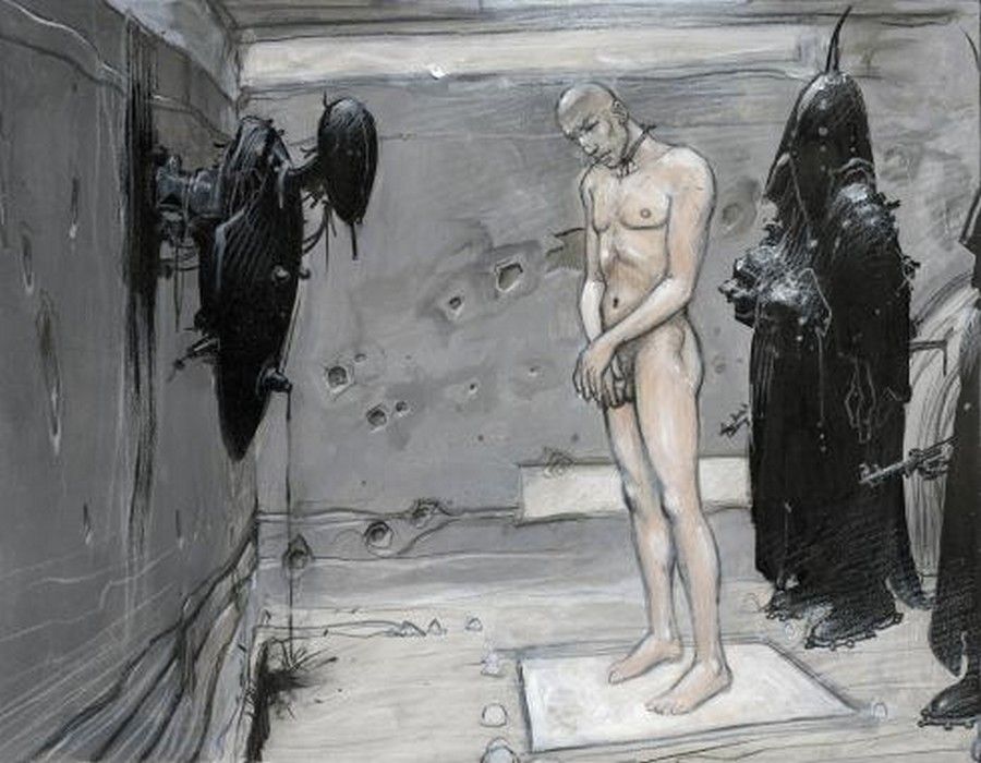 Enki BILAL 
Enki Bilal





裸男，2021年







独特的作品



颜料打印在Hahnemuhle艺术纸上





作者&hellip;