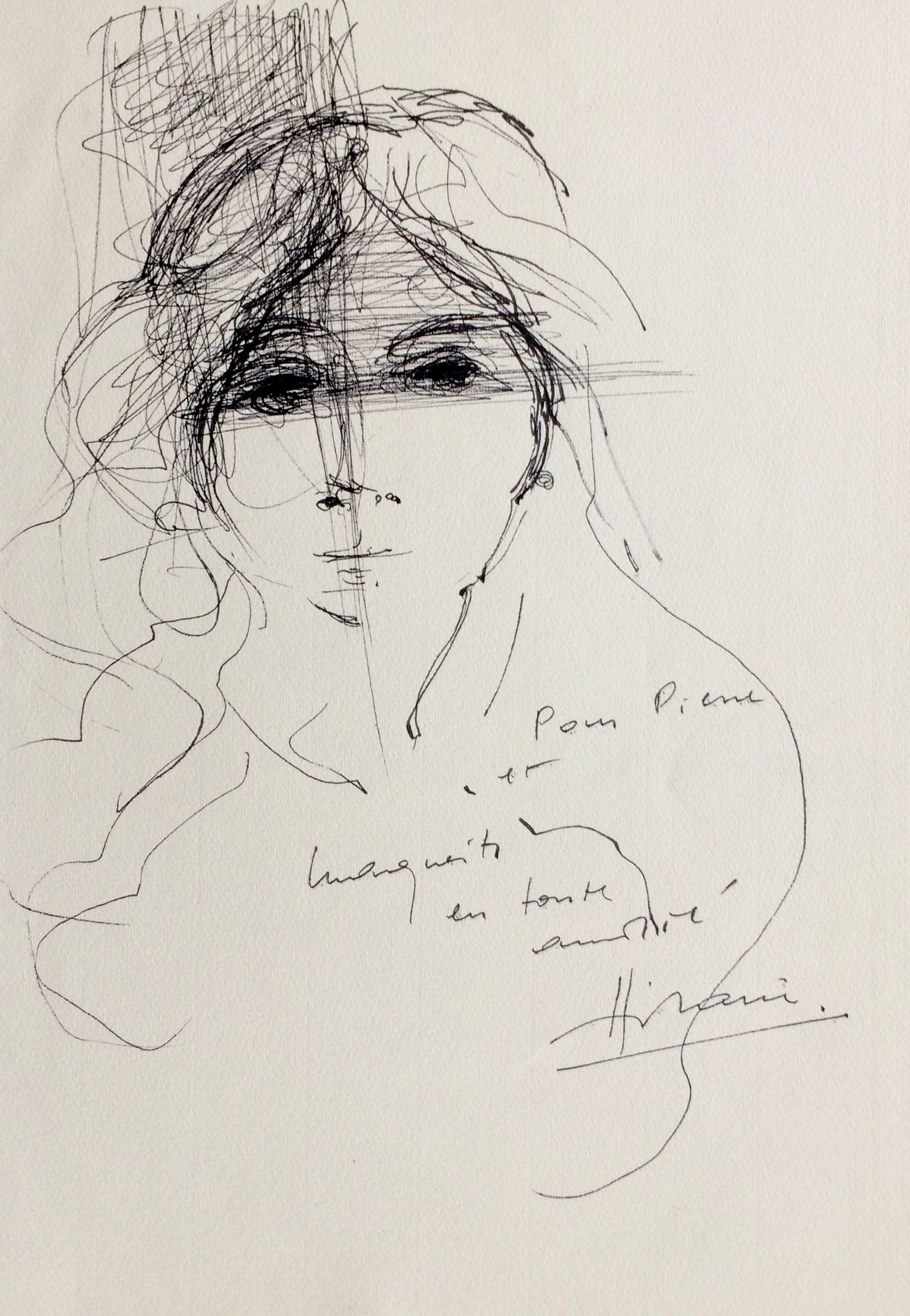 Camille HILAIRE Camille HILAIRE

肖像，1975年

 

原创水墨画，有签名和献词。

尺寸：31.5 x 22 cm

状况&hellip;