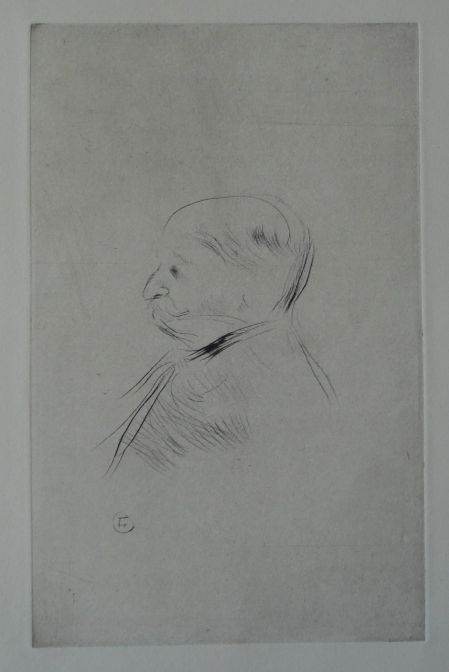 HENRI DE TOULOUSE-LAUTREC 亨利-德-杜鲁斯-劳特克(1864-1901)

X先生的画像

原有的干点雕刻在精细的编织纸上

版面上有&hellip;