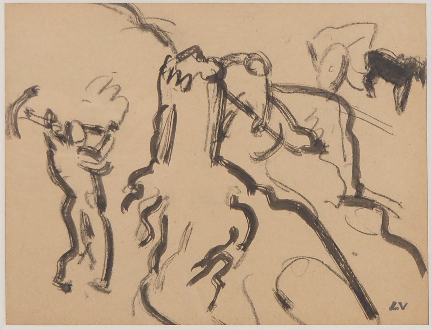 Louis VALTAT Louis VALTAT

Les chercheurs d'or

Dessin à l'encre et au pastel or&hellip;