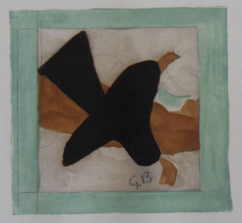 Georges Braque Georges BRAQUE

飞行中的鸟儿

蚀刻版和水印版（在Crommelynck工作室印刷

板块中的签名

在拱形牛皮纸&hellip;