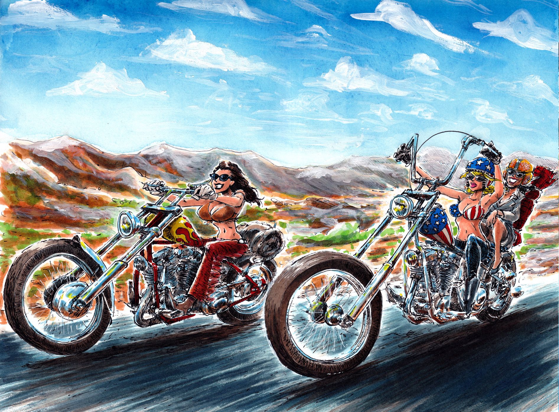 Philippe Gürel Philippe Gürel

Easy Rider

Watercolor illustration

Double page &hellip;