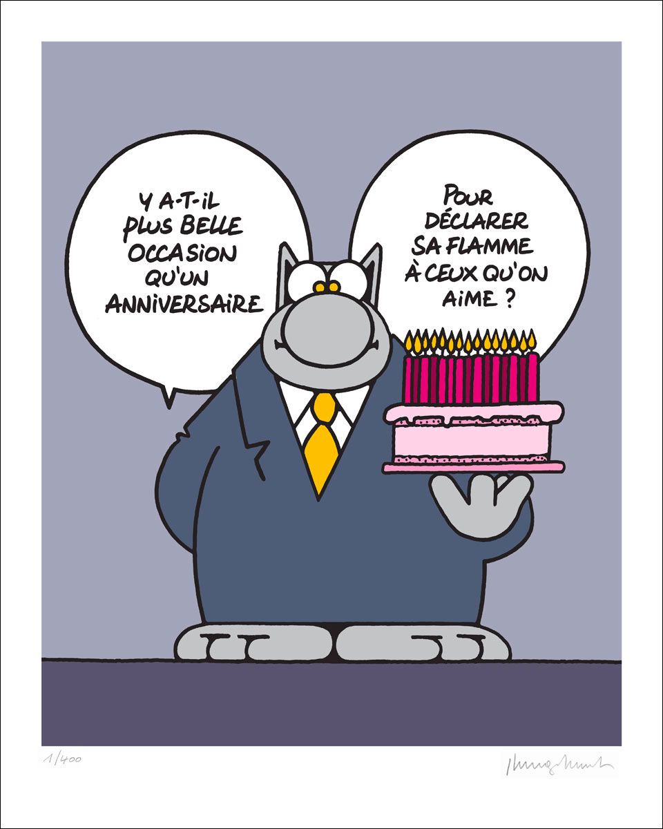 PHILIPPE GELUCK Philippe Geluck

Le Chat : une belle occasion, 2021

 Sérigraphi&hellip;