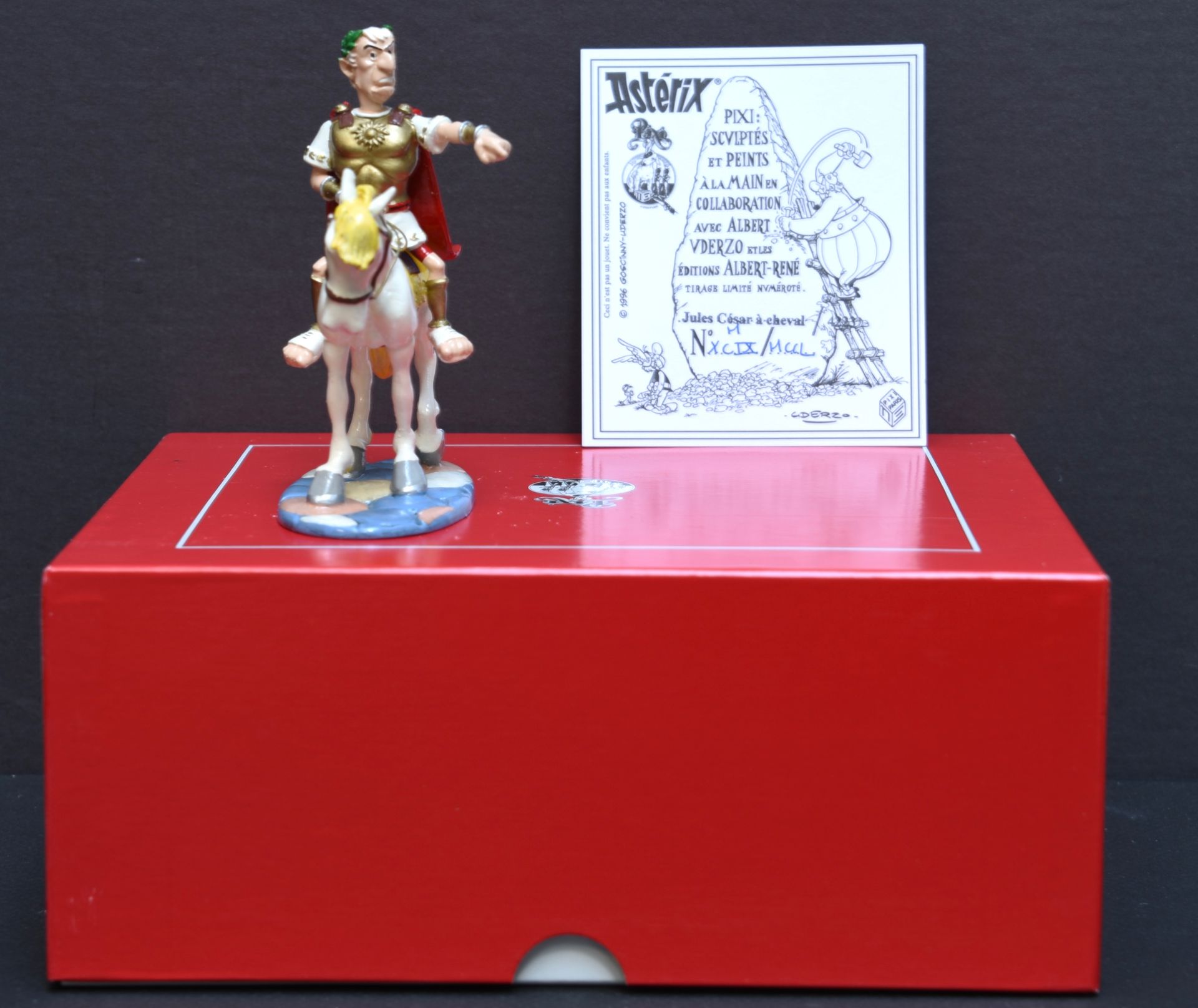ALBERT UDERZO 凯撒大帝在马背上 - Pixi



选自专辑《大穿越》。

作品 : UDERZO : Asterix

原装盒，有证书

限量发&hellip;