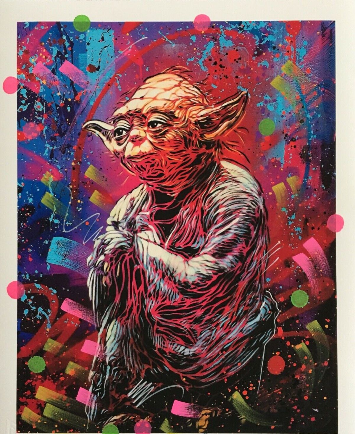 C215 C215 Yoda, 2021 Digital printing on paper enhanced by the artist by hand Si&hellip;