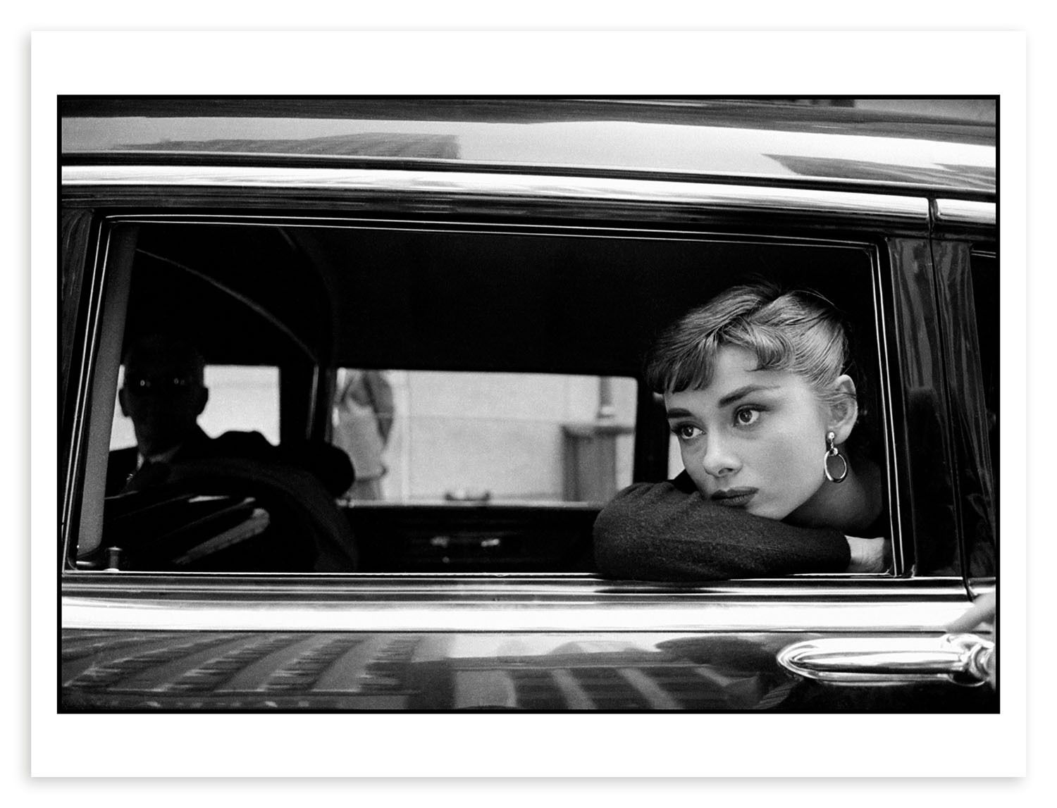 DENNIS STOCK Dennis Stock Audrey in a car Attach Printed on premium quality 150g&hellip;