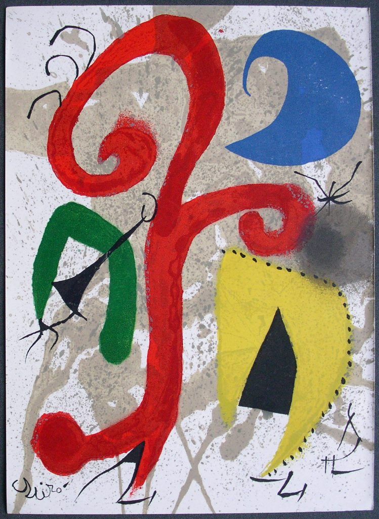 Joan Miro 琼-米罗 (1893-1983)

月光花园》，1973年



石头上的彩色平版画

板块中的签名

在Mourlot工作室印制

精美的&hellip;
