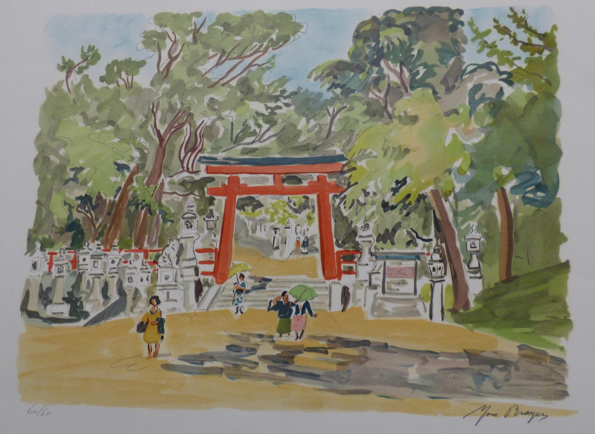 Yves BRAYER Yves brayer (1907-1990)

Entrance to the Park



Lithograph on Arche&hellip;