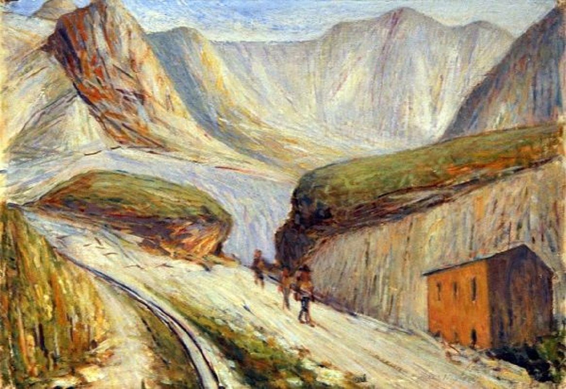 Giovanni Malesci Giovanni Malesci 《阿普安阿尔卑斯山》，1950年 布面油画，48x35cm 作品右下方有签名和日期。



&hellip;