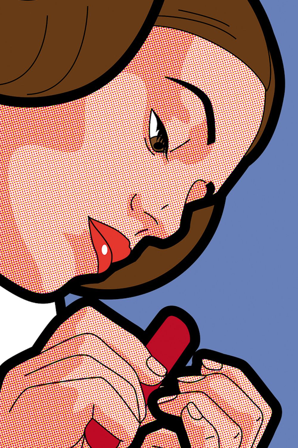 Greg Guillemin Greg Guillemin Leia Nails Digigraphy on canvas Signed in the plat&hellip;