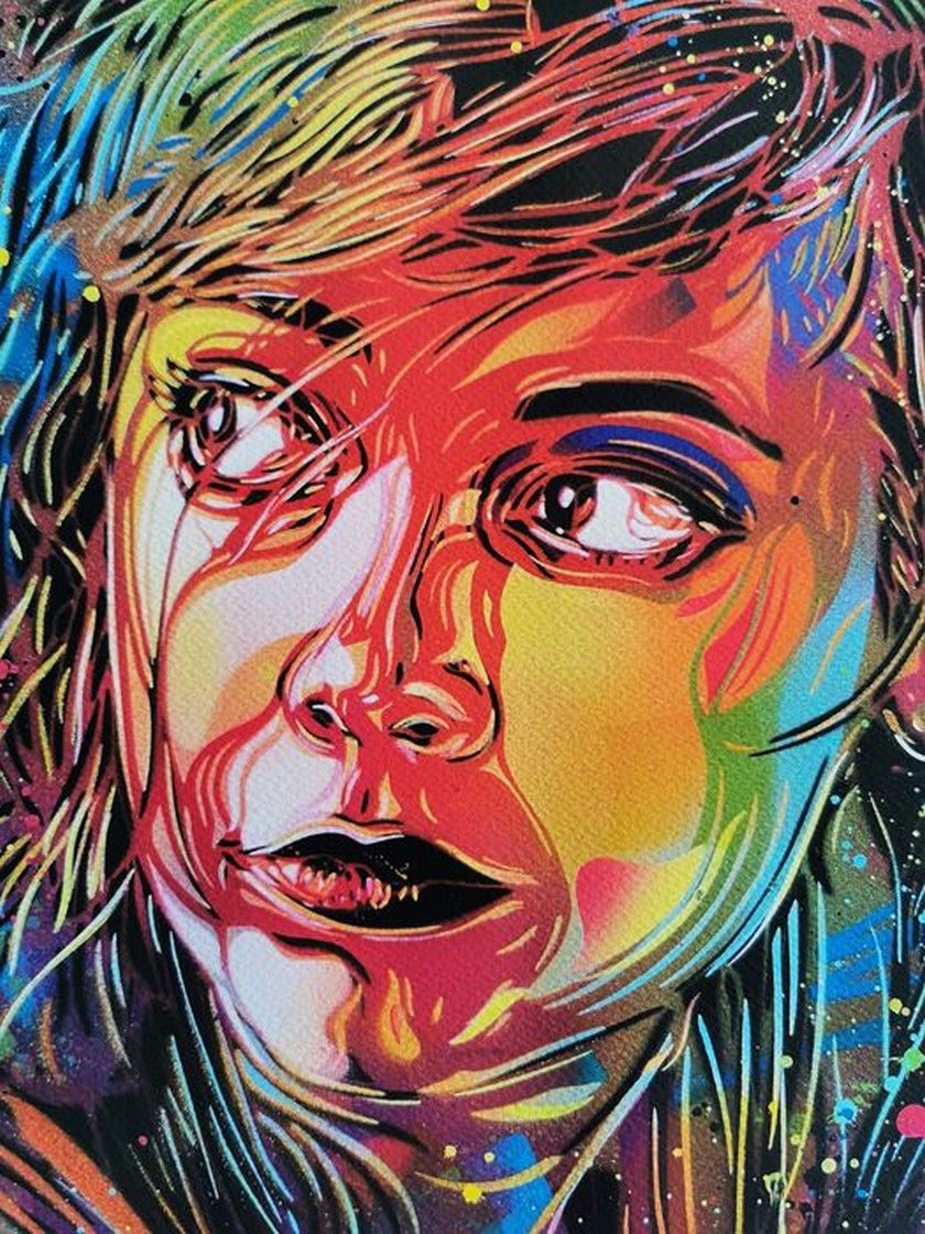 C215 C215 Looking back, 2021 Digital printing on paper enhanced by the artist by&hellip;