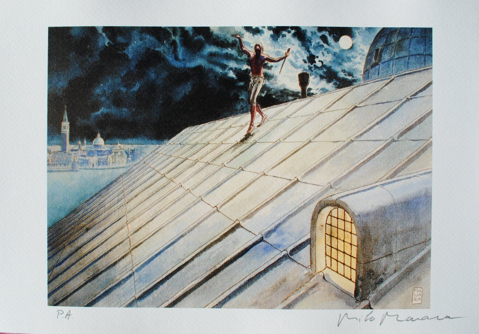 Milo Manara Milo Manara (1945-)

Sur les toits de Venise

Impression numérique

&hellip;