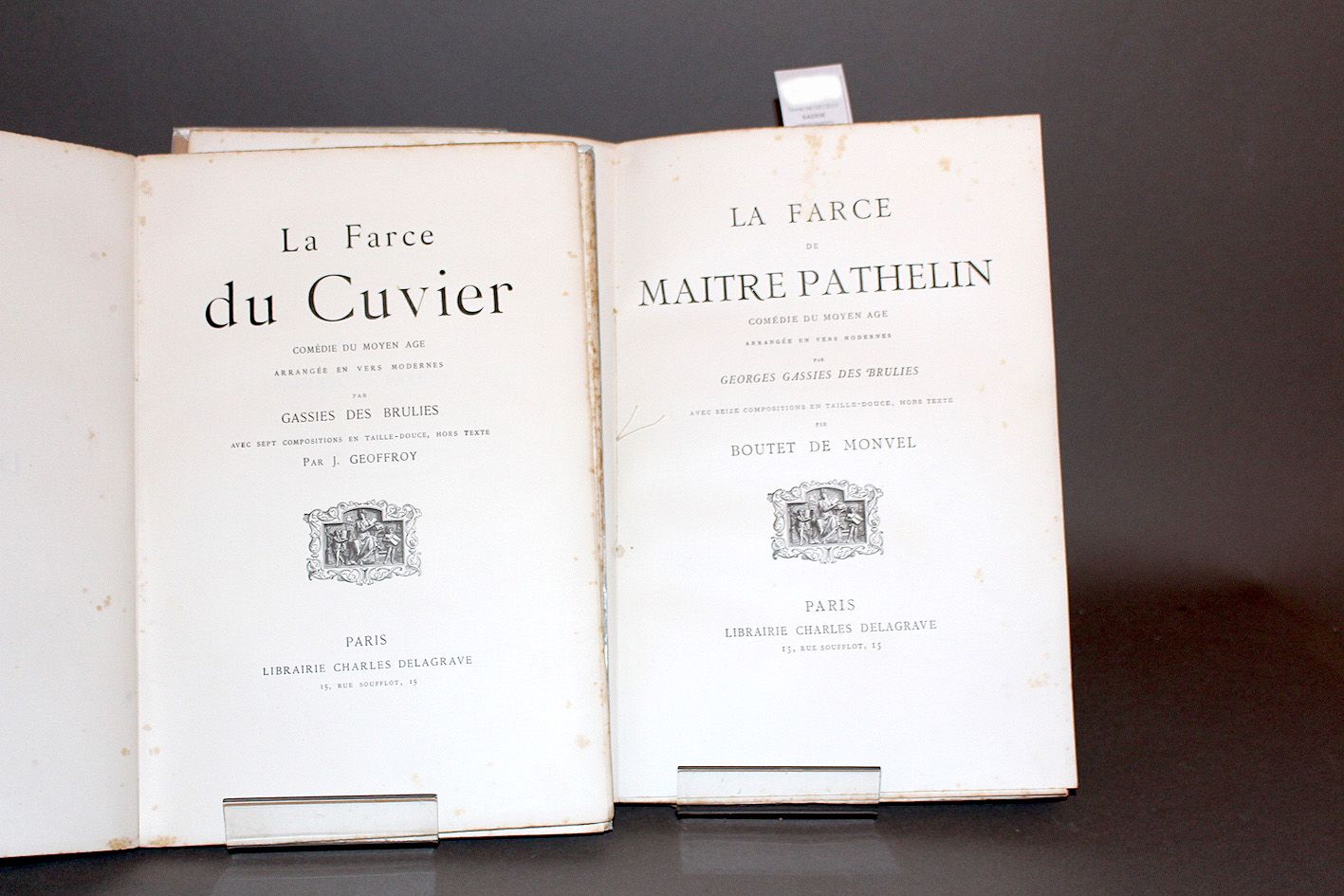 Null GASSIES DES BRULIES, Georges & (BOUTET de MONVEL, Illustrator). - La Farce &hellip;