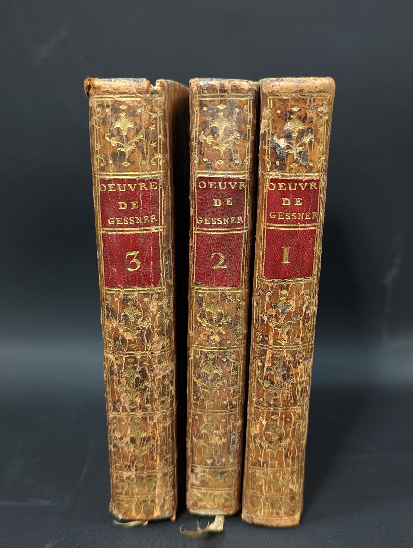 Null [GESSNER (Salomon)]. Œuvres complètes. Orléans, Rouzeau-Motaut, 1783. 3 vol&hellip;