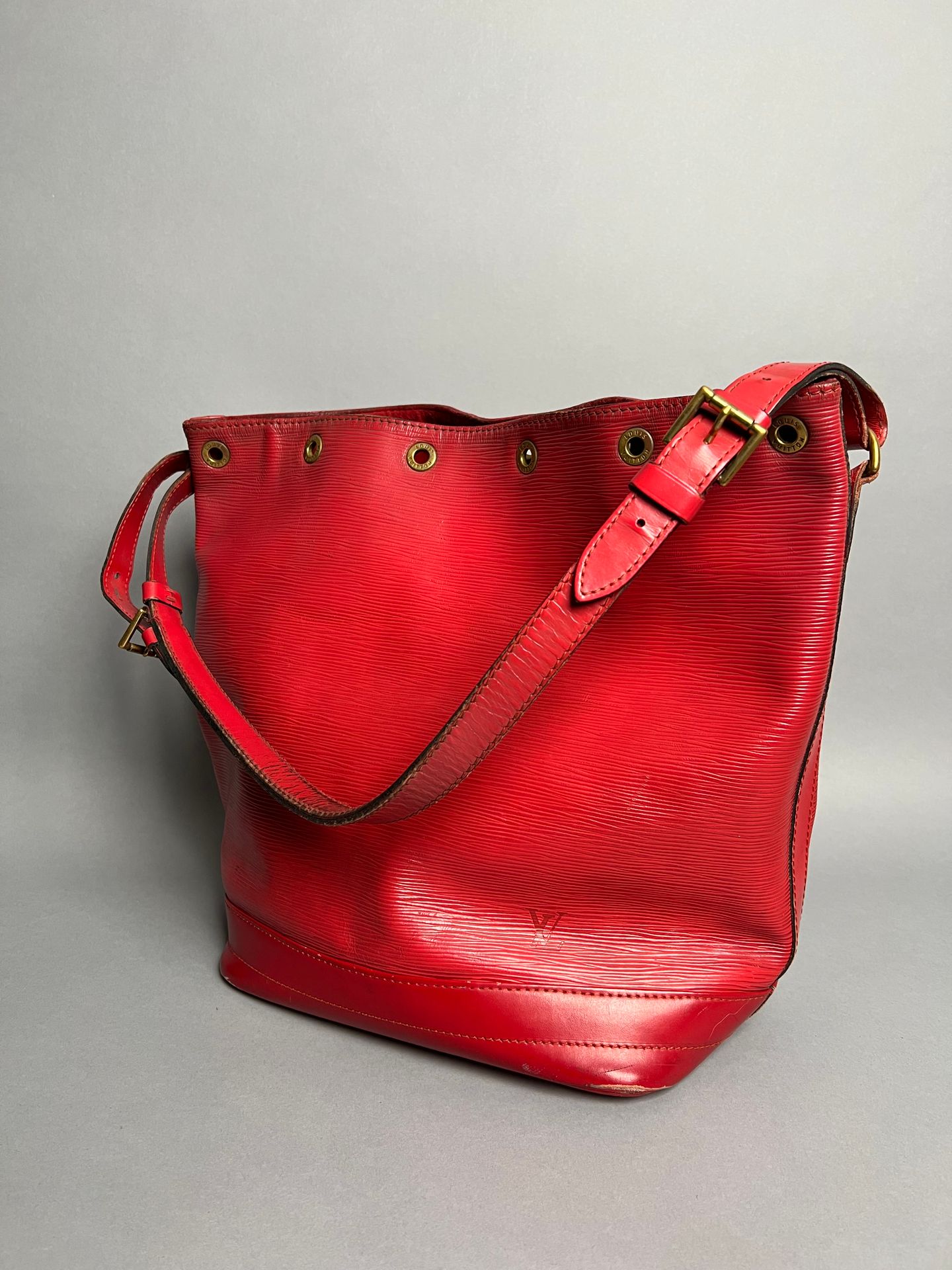 louis vuitton bag red and black