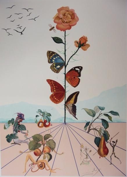 Salvador DALI Salvador DALI

Flordali II - La rose papillon, 1981

Lithographie &hellip;