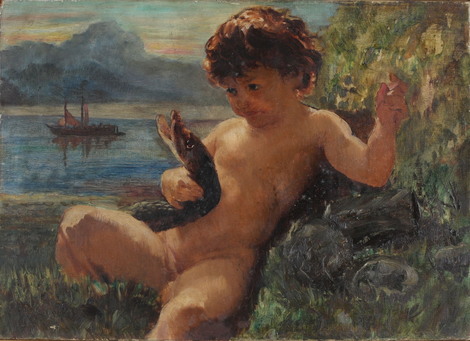 Julius Kronberg (1850-1921) zugeschrieben, allegorische Figurenszenerie, allegor&hellip;