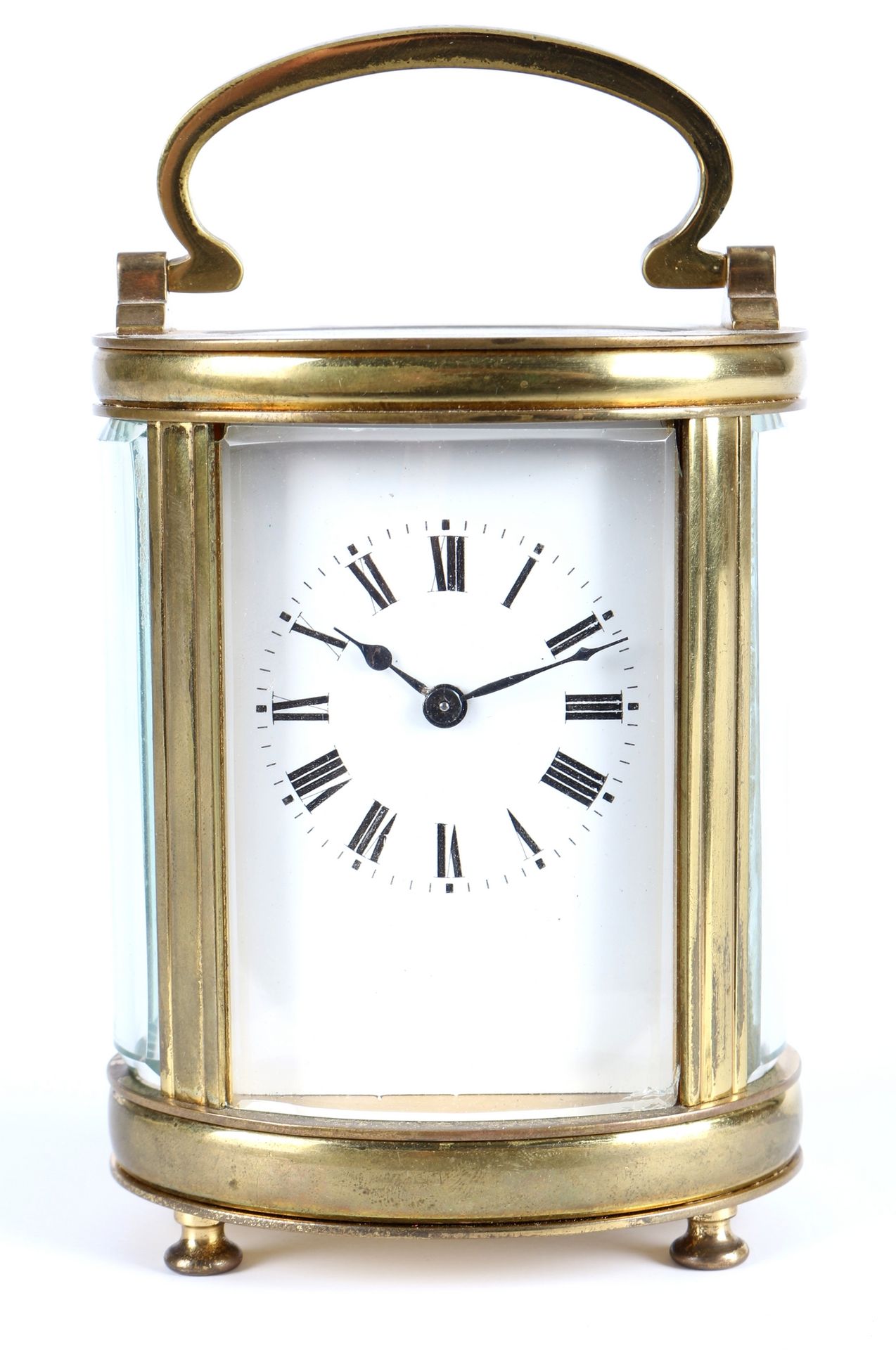 Ovale Reiseuhr, Frankreich um 1900, carriage clock, France circa 1900, boîtier e&hellip;