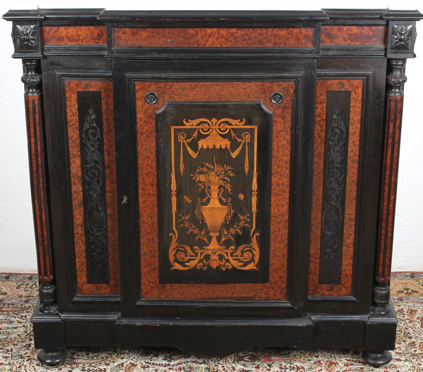 Napoleon III Kommode, 19. Jahrhundert, wooden drawers 19th century, Bois, platea&hellip;