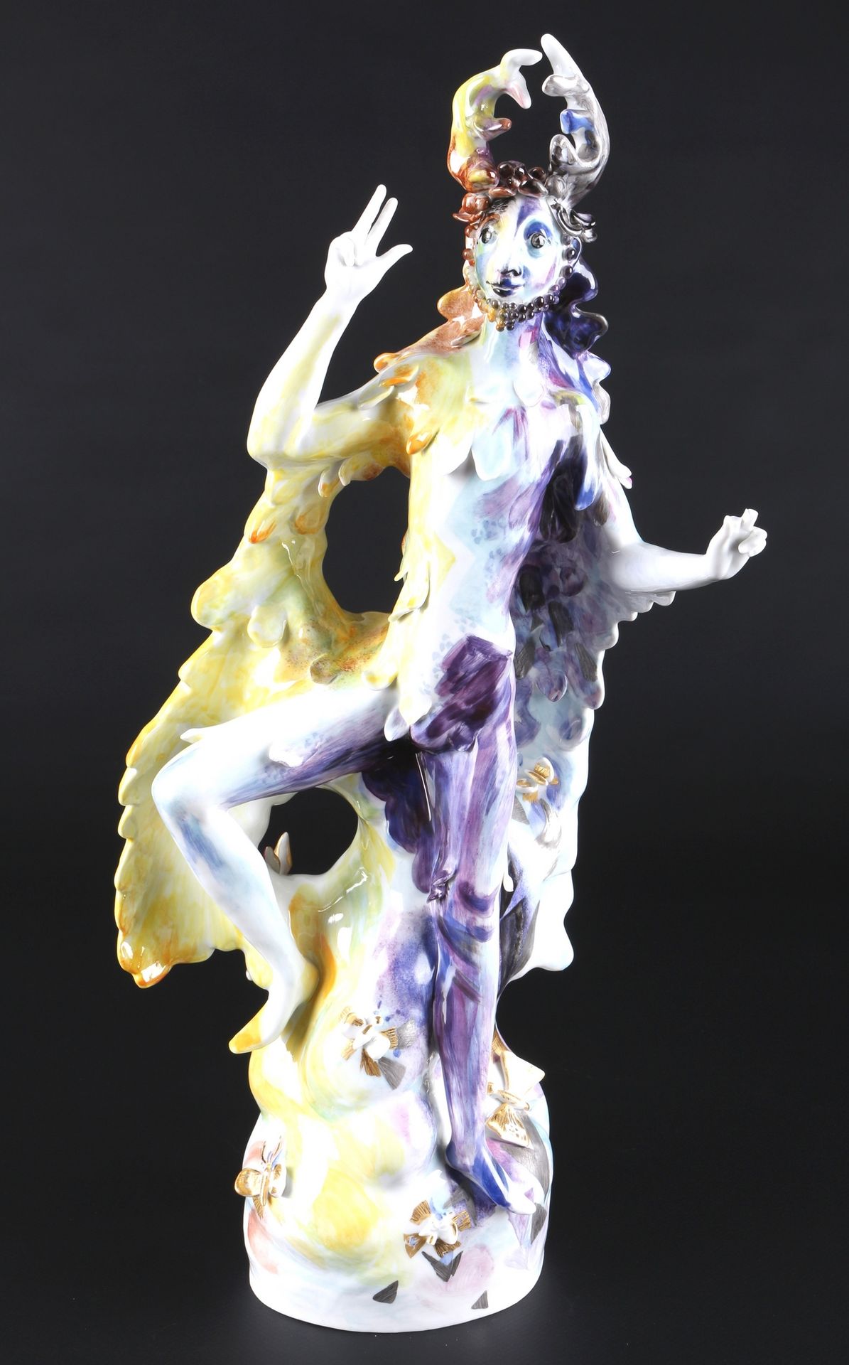 Meissen Oberon aus Sommernachtstrau, porcelain figure, Porcelaine, épée bleue ma&hellip;