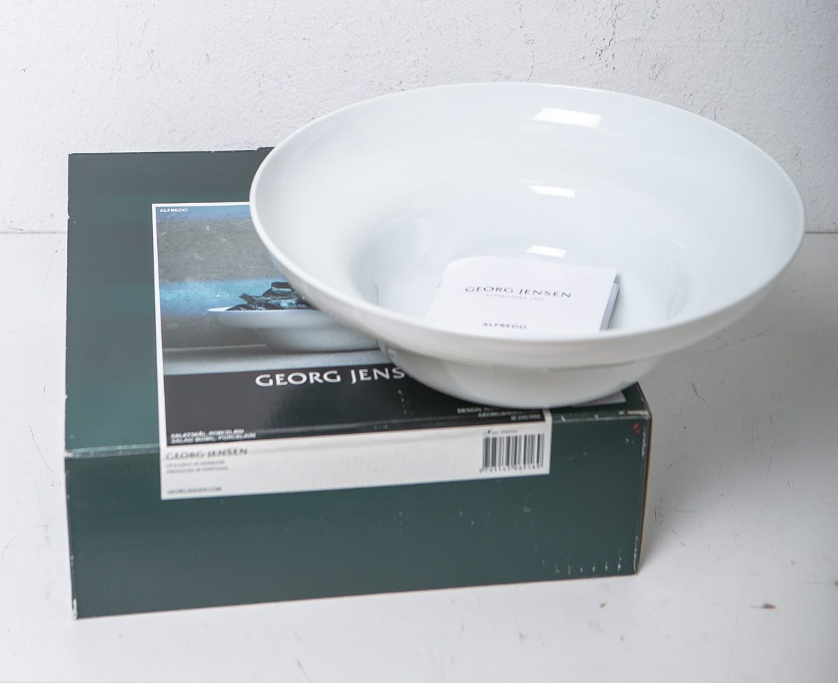 Null Vase or bowl (Georg Jensen, Denmark, modern), white porcelain, design: Alfr&hellip;
