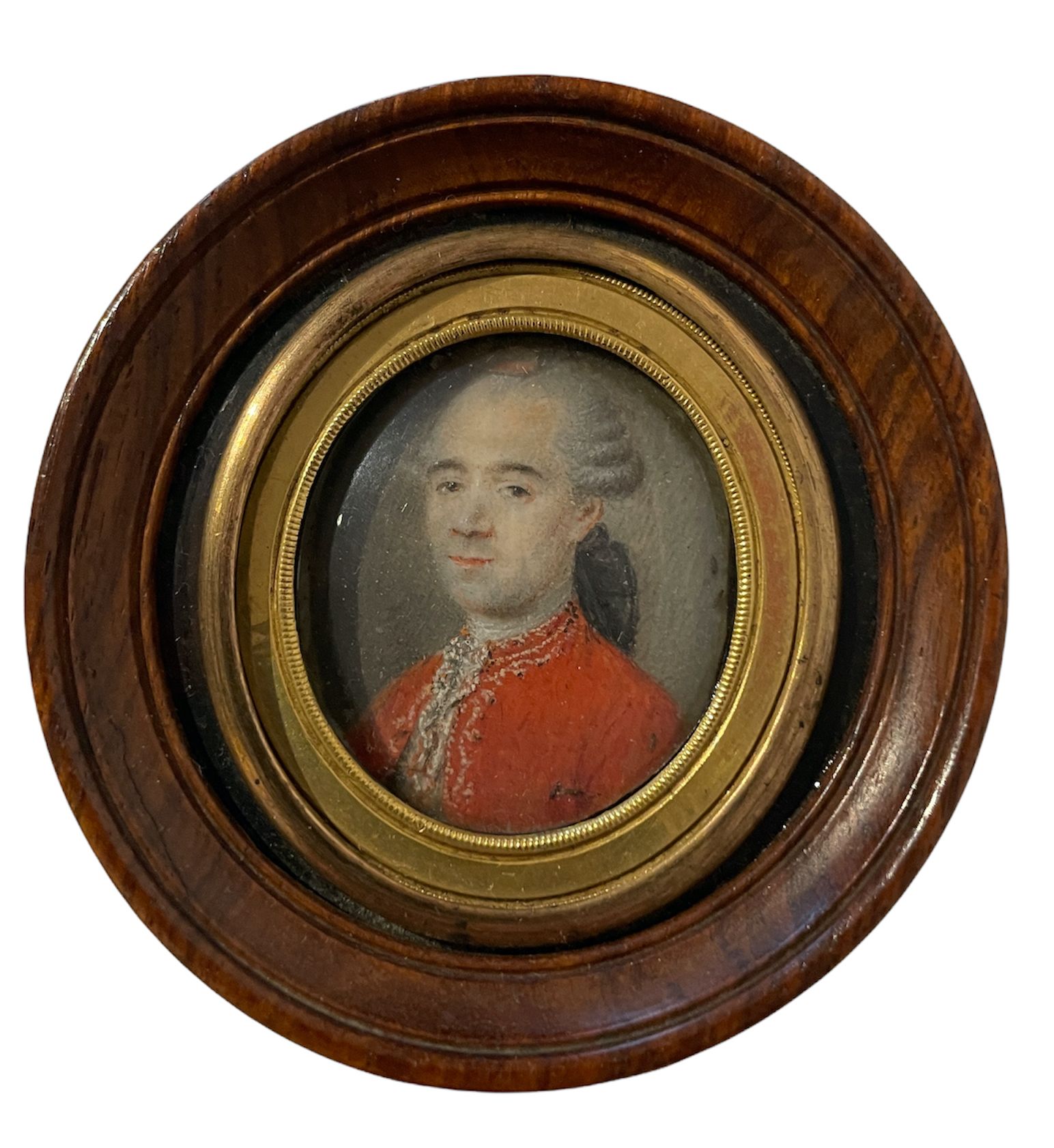Null Französische Schule aus dem 18.

Brustbild eines Mannes mit roter Jacke.

M&hellip;