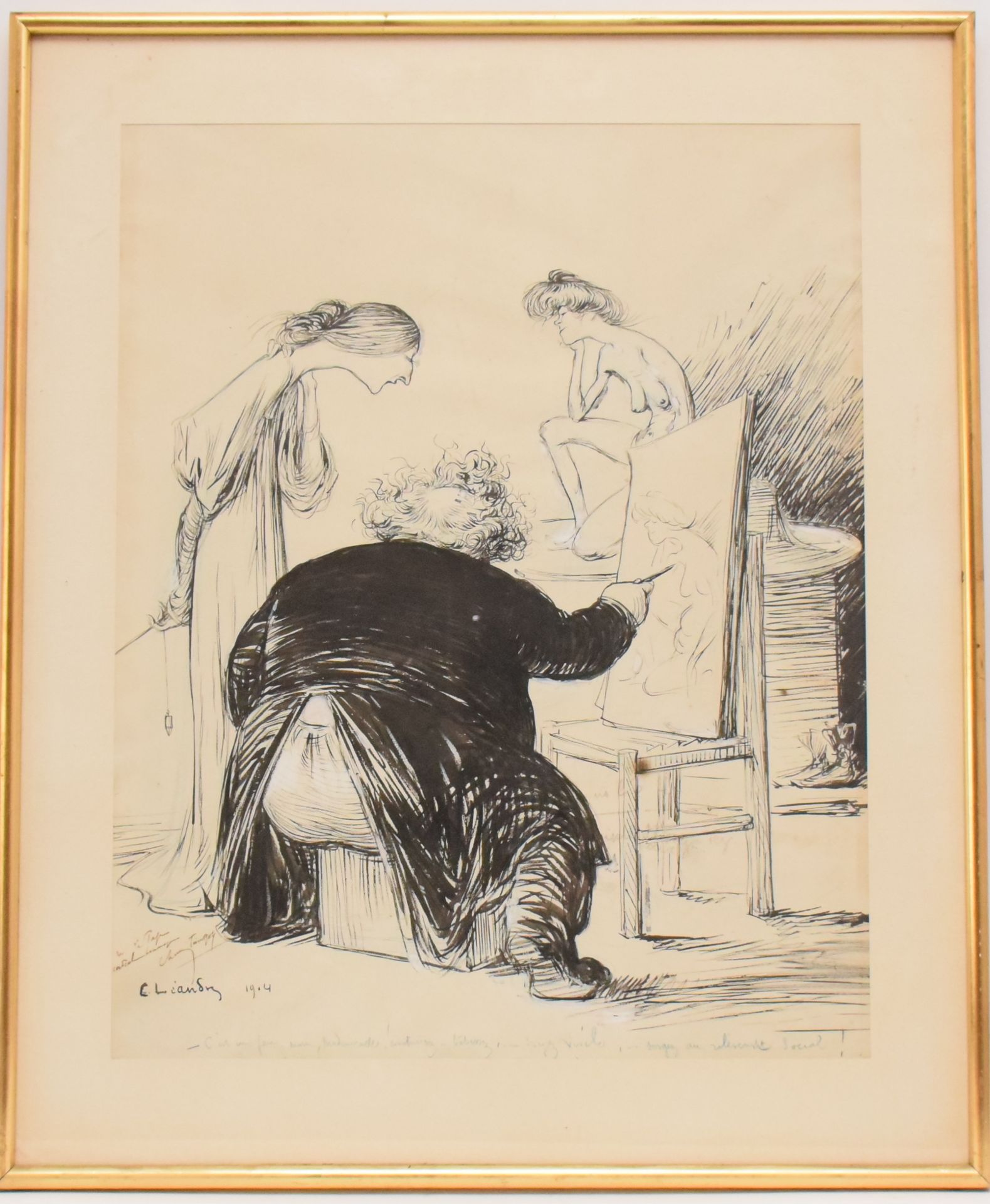 Null Charles LEANDRE (1862 - 1934)

El modelo

Pluma y tinta china sobre lápiz a&hellip;