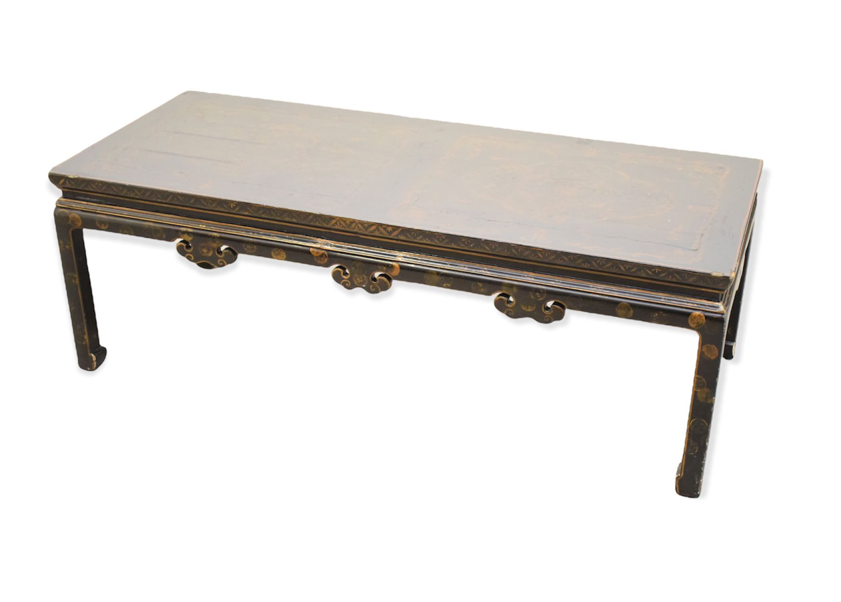 Null TABLE BASSE

En bois laqué de forme rectangulaire, à décor de chauve-souris&hellip;