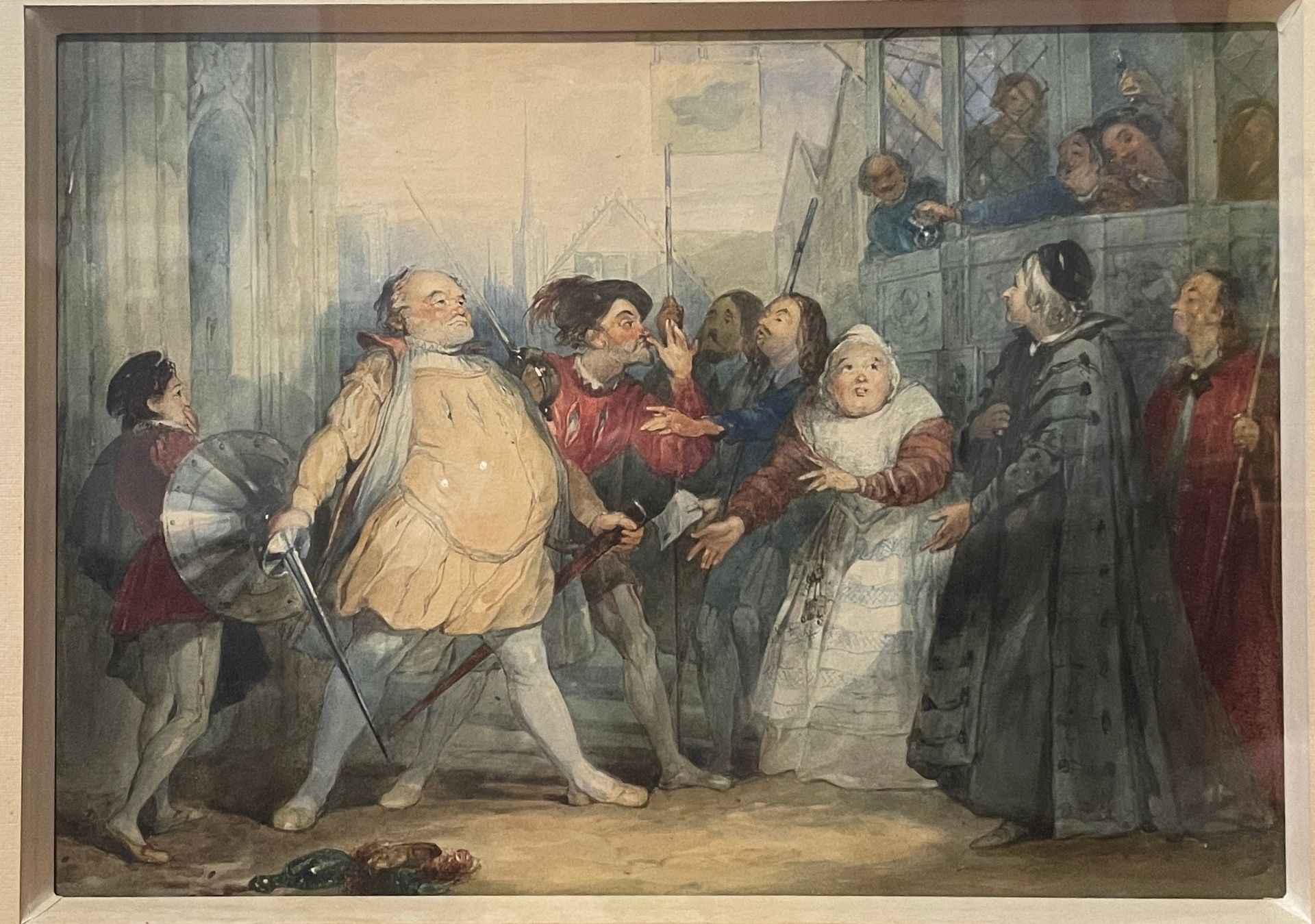 Null 19世纪的法国学校

戏剧现场

水彩画

23,5 x 33 cm

右上角有破损