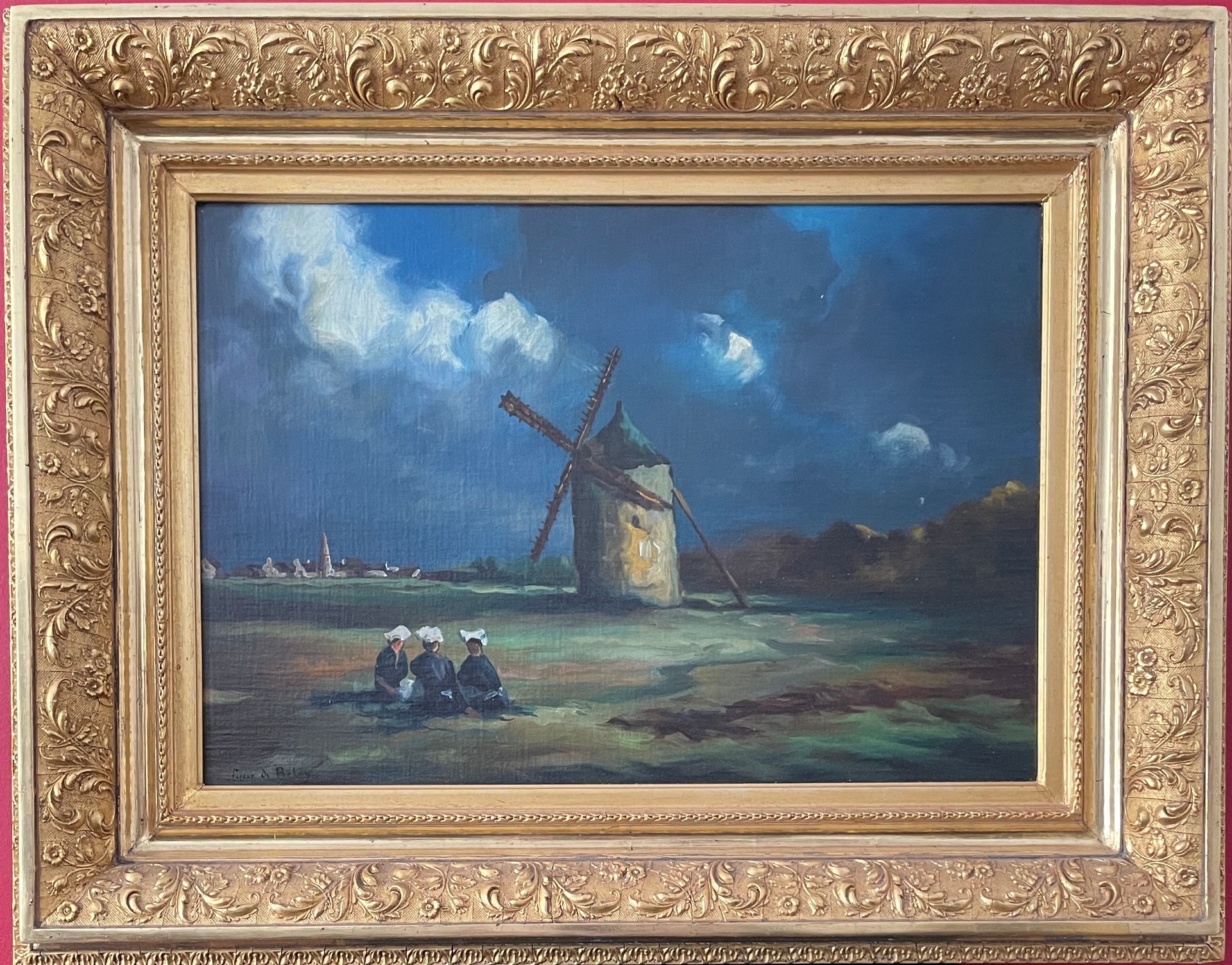 Null 皮埃尔-德-贝莱(1890-1947)

碾压的风景

布面油画

高度：36.5 - 宽度：54 cm

(镀金框架)