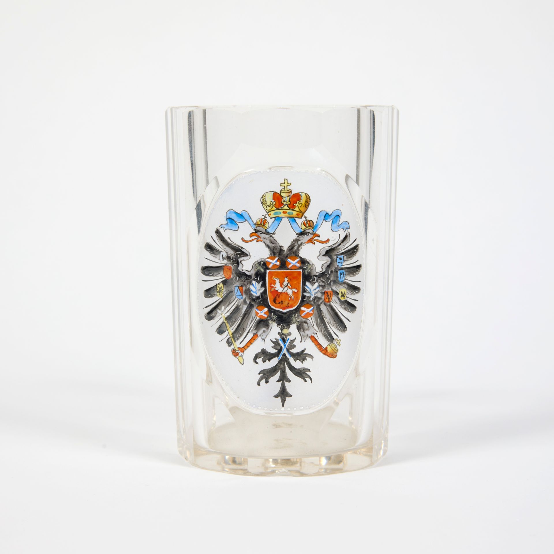 Null CUP
Decorated with a double-headed eagle
Cut, engraved and painted glass 
H&hellip;