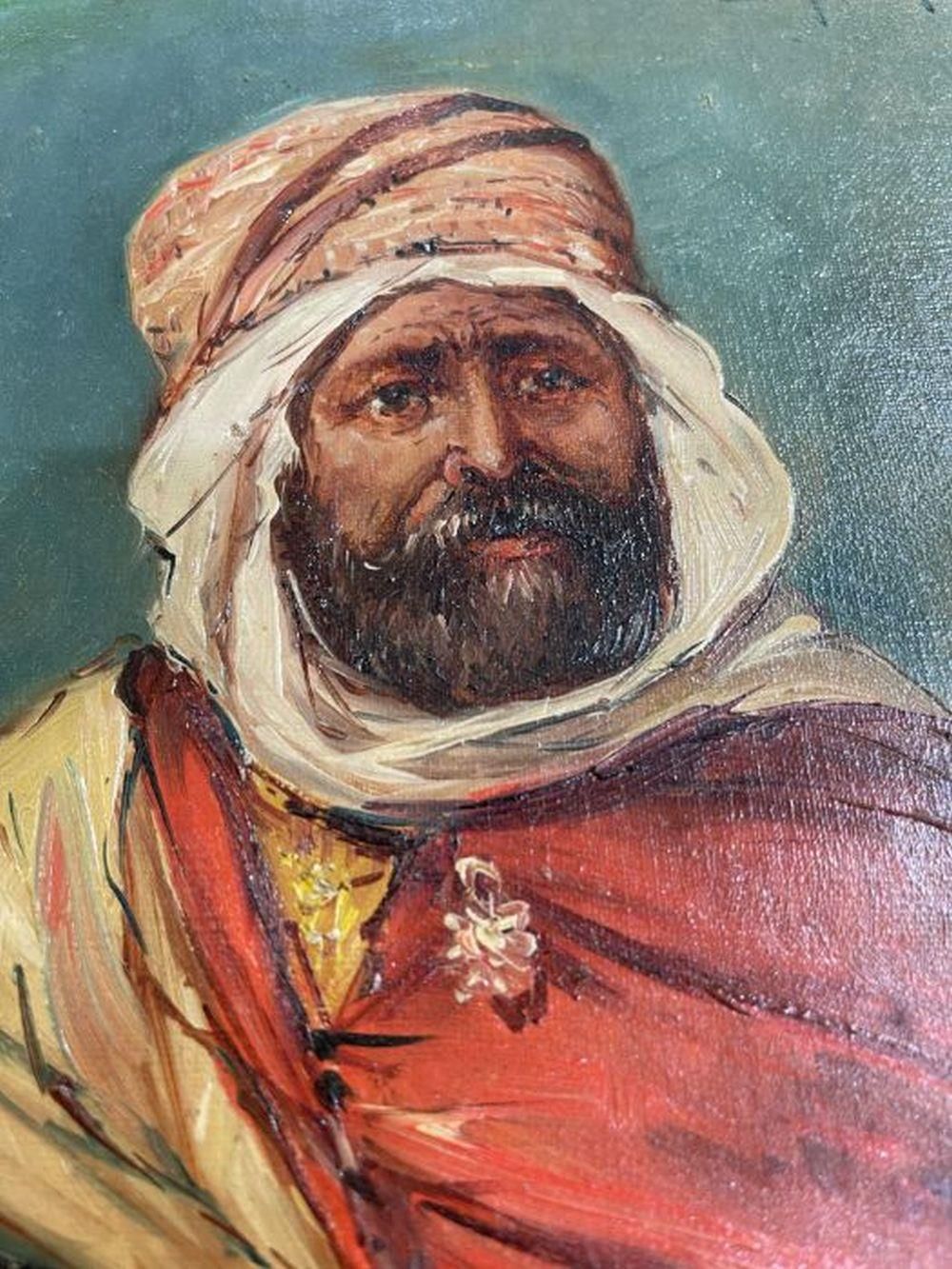 Null 19ème siècle Importante peinture turque ottomane orientaliste Vernet signée&hellip;