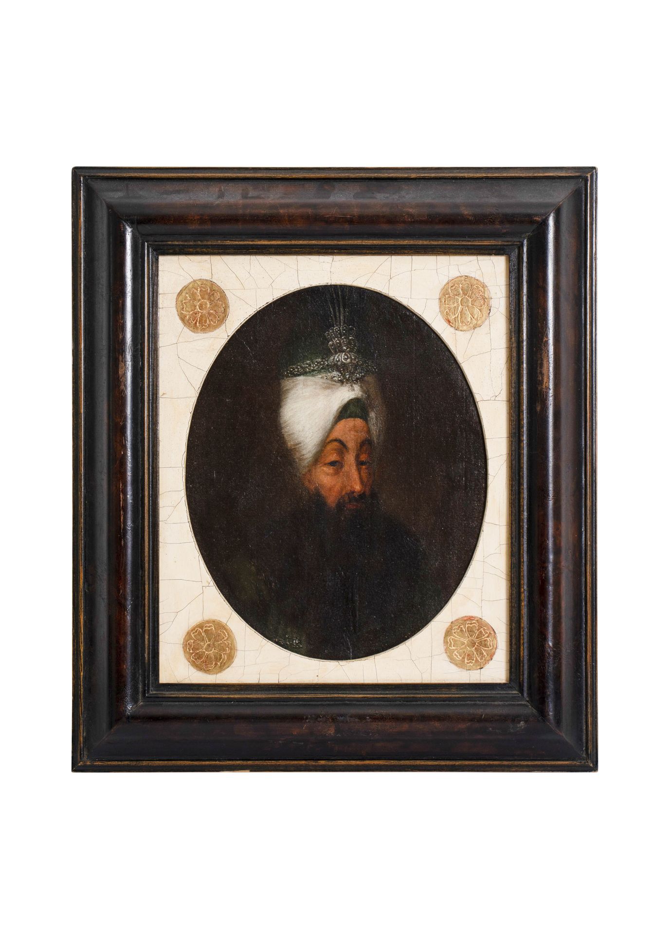 AN IMPORTANT OTTOMAN OIL PAINTING OF SULTAN ABDULHAMID I, 18TH CENTURY 一幅重要的苏丹阿布&hellip;