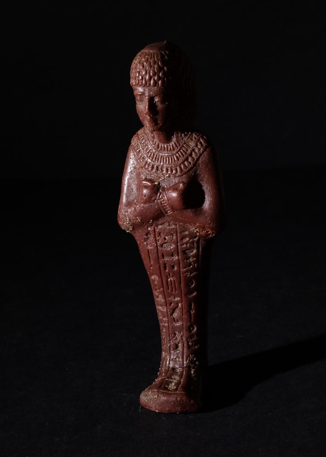 A HIGHLY RARE EGYPTIAN WAX SHABTI WITH INSCRIPTION, NEW KINGDOM THIRD INTERMEDIA&hellip;