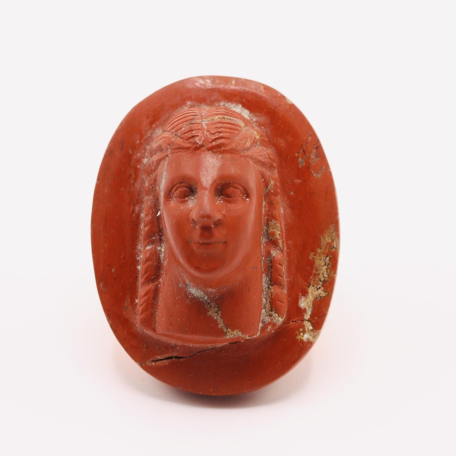 A ROMAN RED JASPER INTAGLIO OF A NOBLE WOMAN, CIRCA 2ND CENTURY A.D. OR LATER 罗马&hellip;