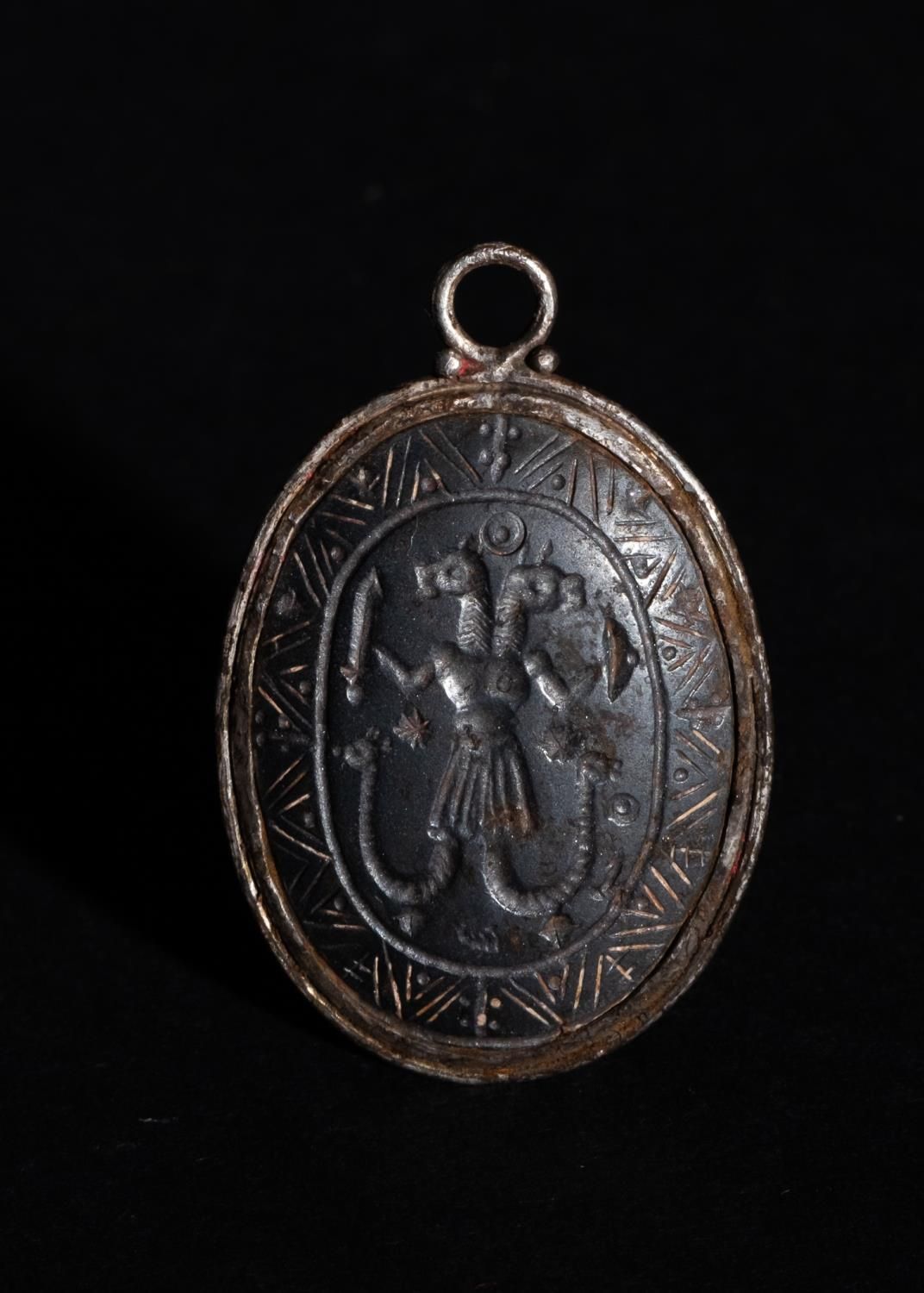 A HEMITATE MAGIC AMULET WITH INSCRIPTION, CIRCA 4TH-5TH CENTURY A.D. MAGISCHES A&hellip;