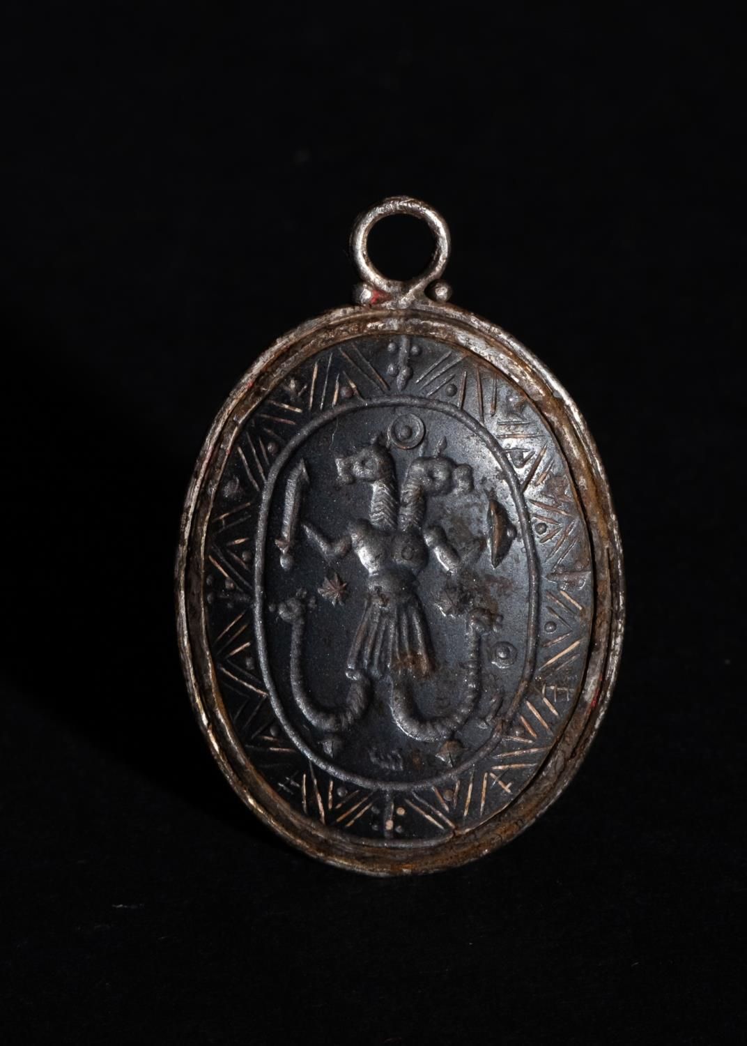 A HEMITATE MAGIC AMULET WITH INSCRIPTION, CIRCA 4TH-5TH CENTURY A.D. AMULETO MAG&hellip;