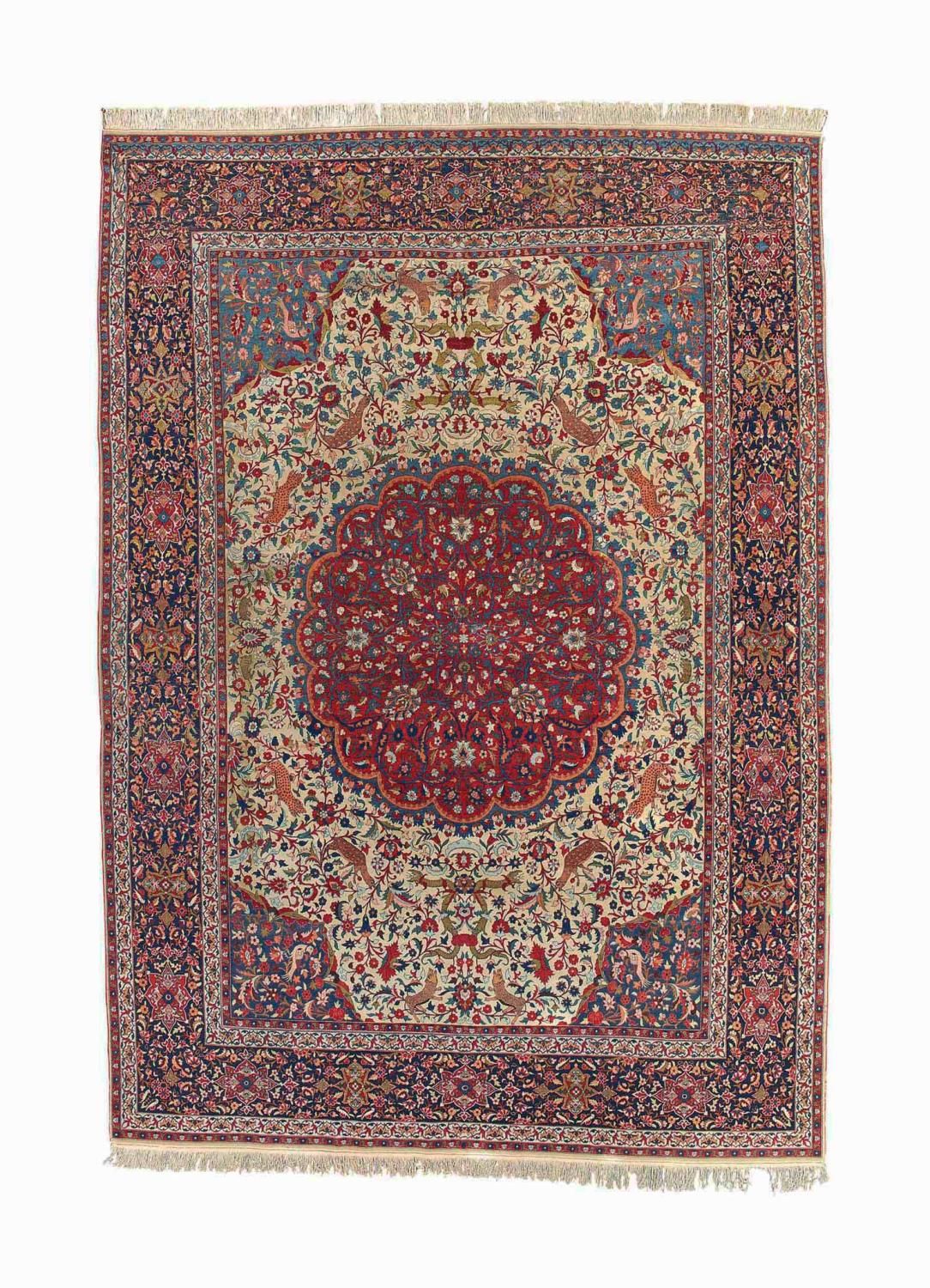 AN ISFAHAN CARPET, CENTRAL PERSIA, CIRCA 1900 TAPIS D'ISFAHAN, PERSE CENTRALE, V&hellip;