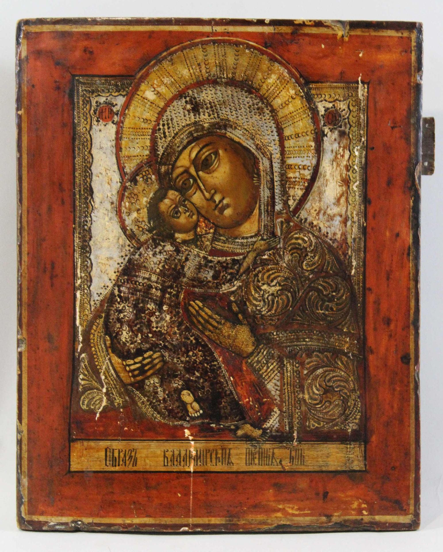 Muttergottes von Vladimir, Ikone, Russland 18. Jh. Mother of God of Vladimir, ic&hellip;