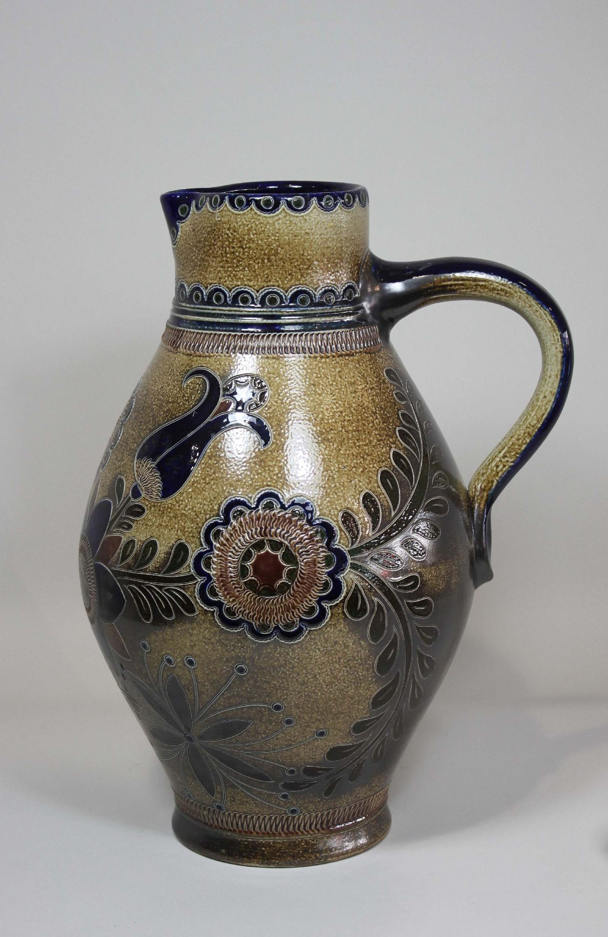 Goebel Merkelbach, Keramik Weinkrug Goebel Merkelbach，陶瓷酒壶，1981年，盐釉，手工制作，g60/72，&hellip;