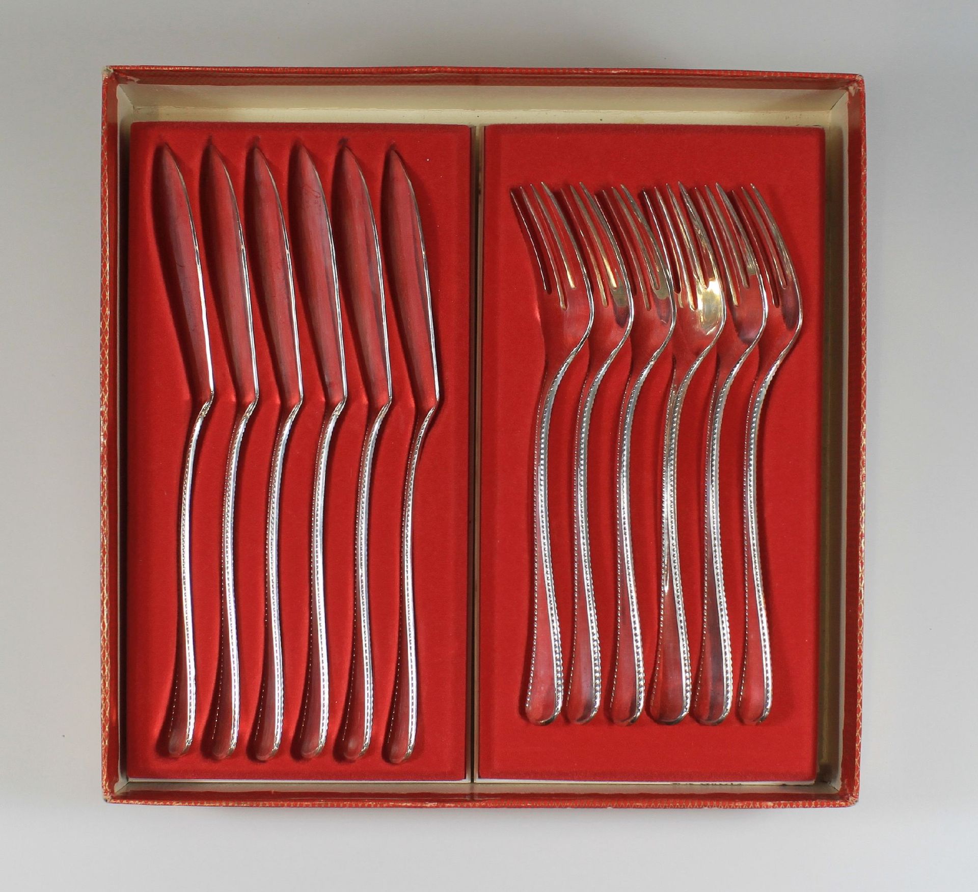 Robbe und Berking Fischbesteck Robbe und Berking fish cutlery, 800 silver, half-&hellip;
