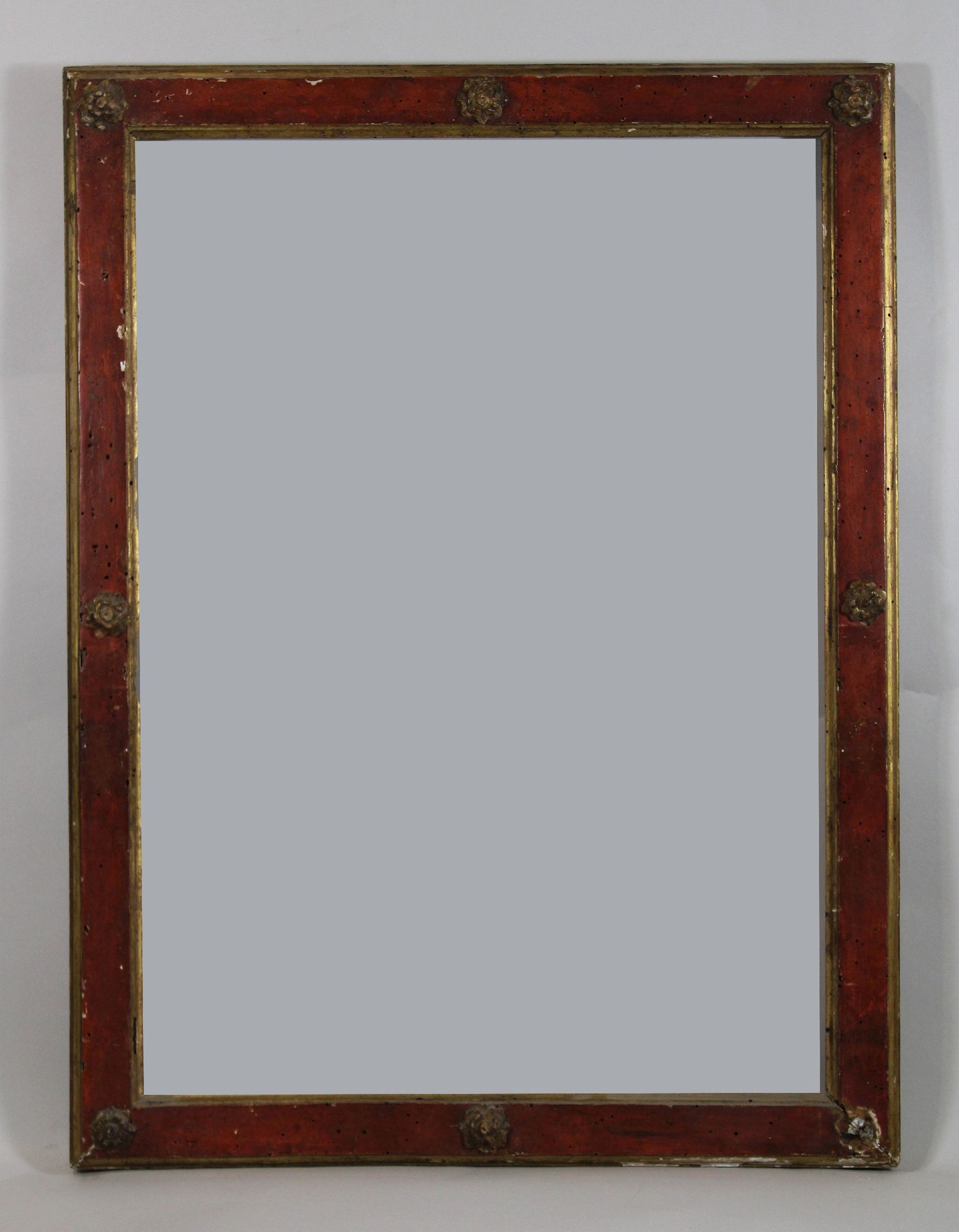 Louis Seize Rahmen, 18. Jh. Louis Seize frame, 18th century, reddish-brown paint&hellip;