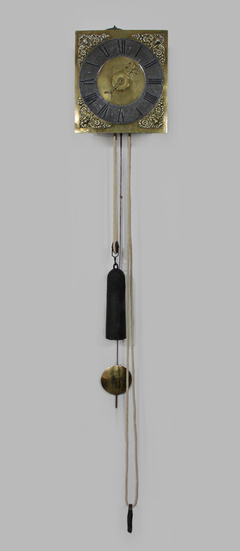 Einzeiger Pendeluhr, wohl England mitte 18. Jh. Single-hand pendulum clock, prob&hellip;