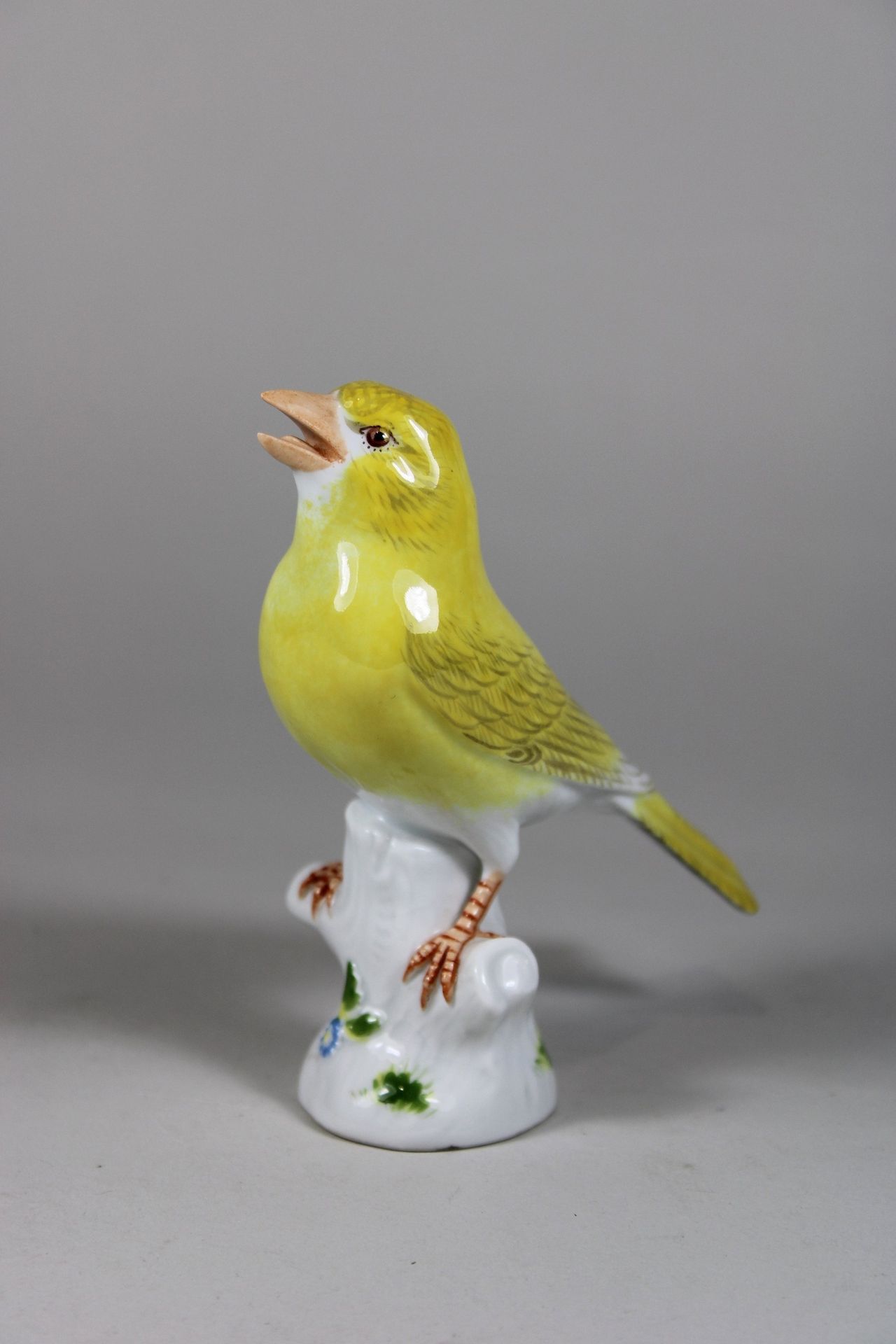 Meissen Kanarienvogel, Porzellan, 19. Jh. Canario de Meissen, porcelana, siglo X&hellip;