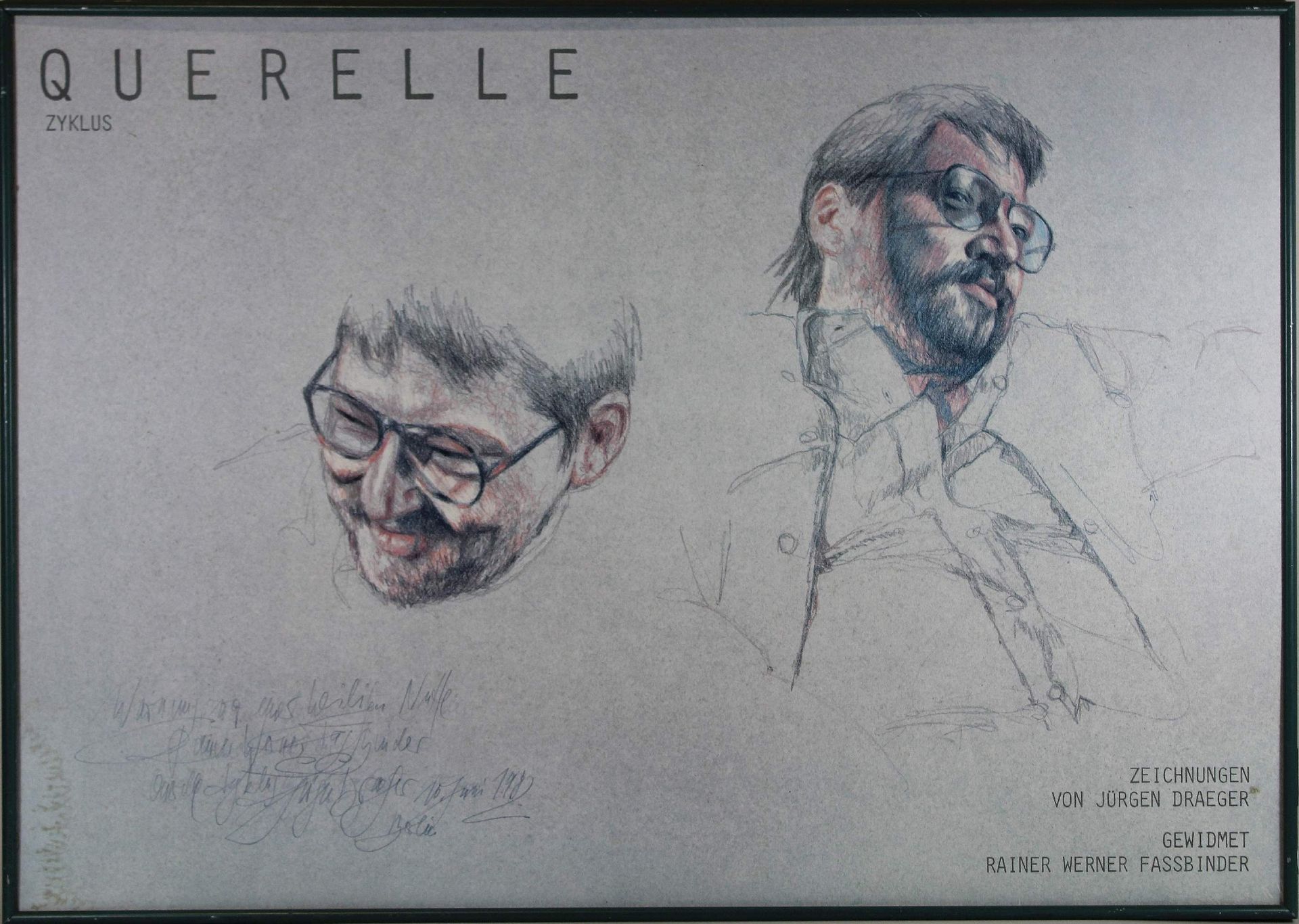Original Poster, Querelle - Zyklus: Zeichnungen von Jürgen Draeger Original Post&hellip;