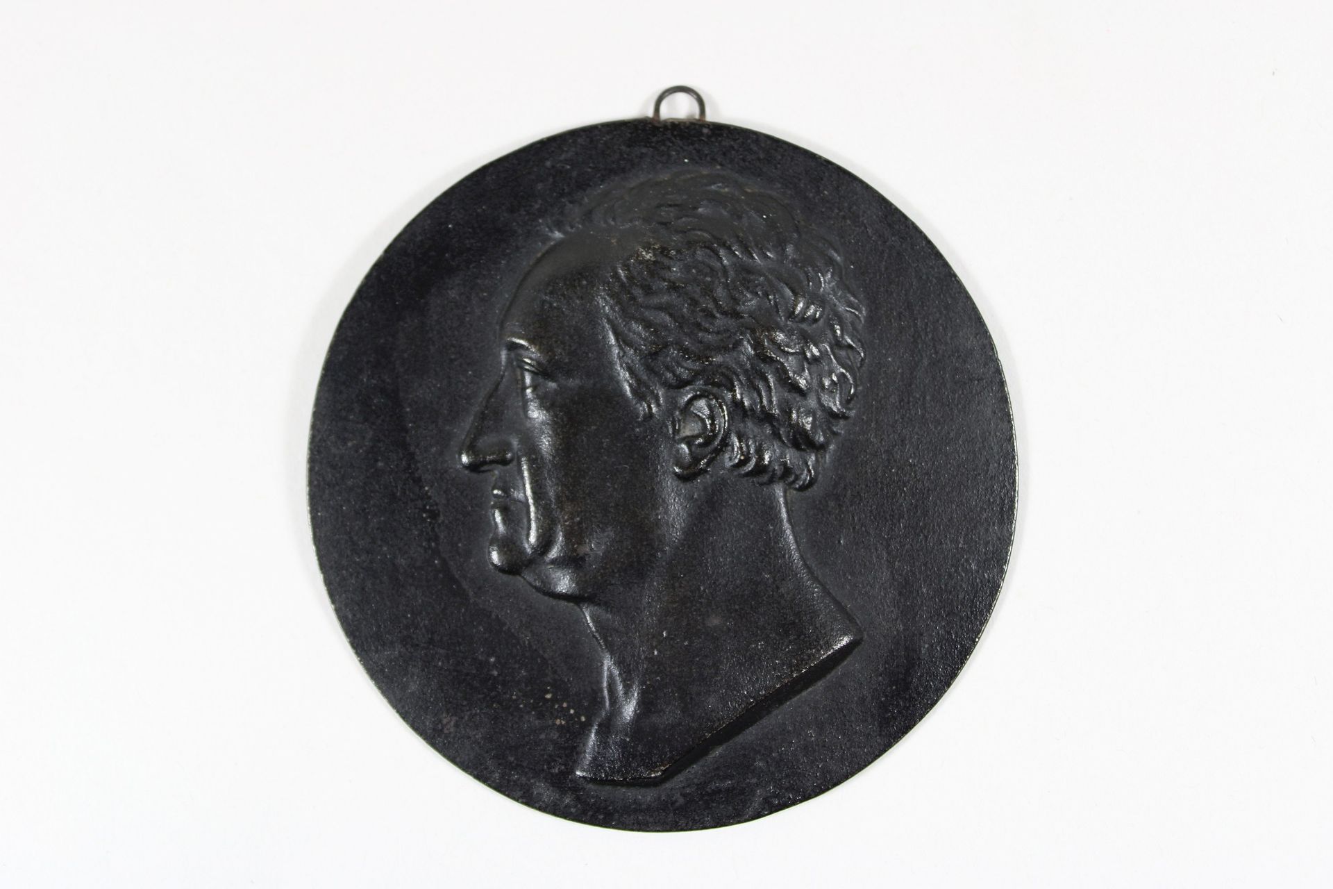 Buderus Relief, Goethe Relief Buderus, Goethe, fer, 2e moitié du 20e s., dessin &hellip;