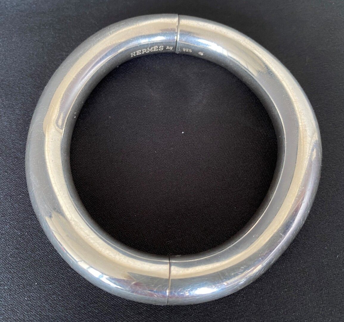 Null 
HERMES - Bracelet magnetized ring, model Lima, in silver 925 thousandths -&hellip;